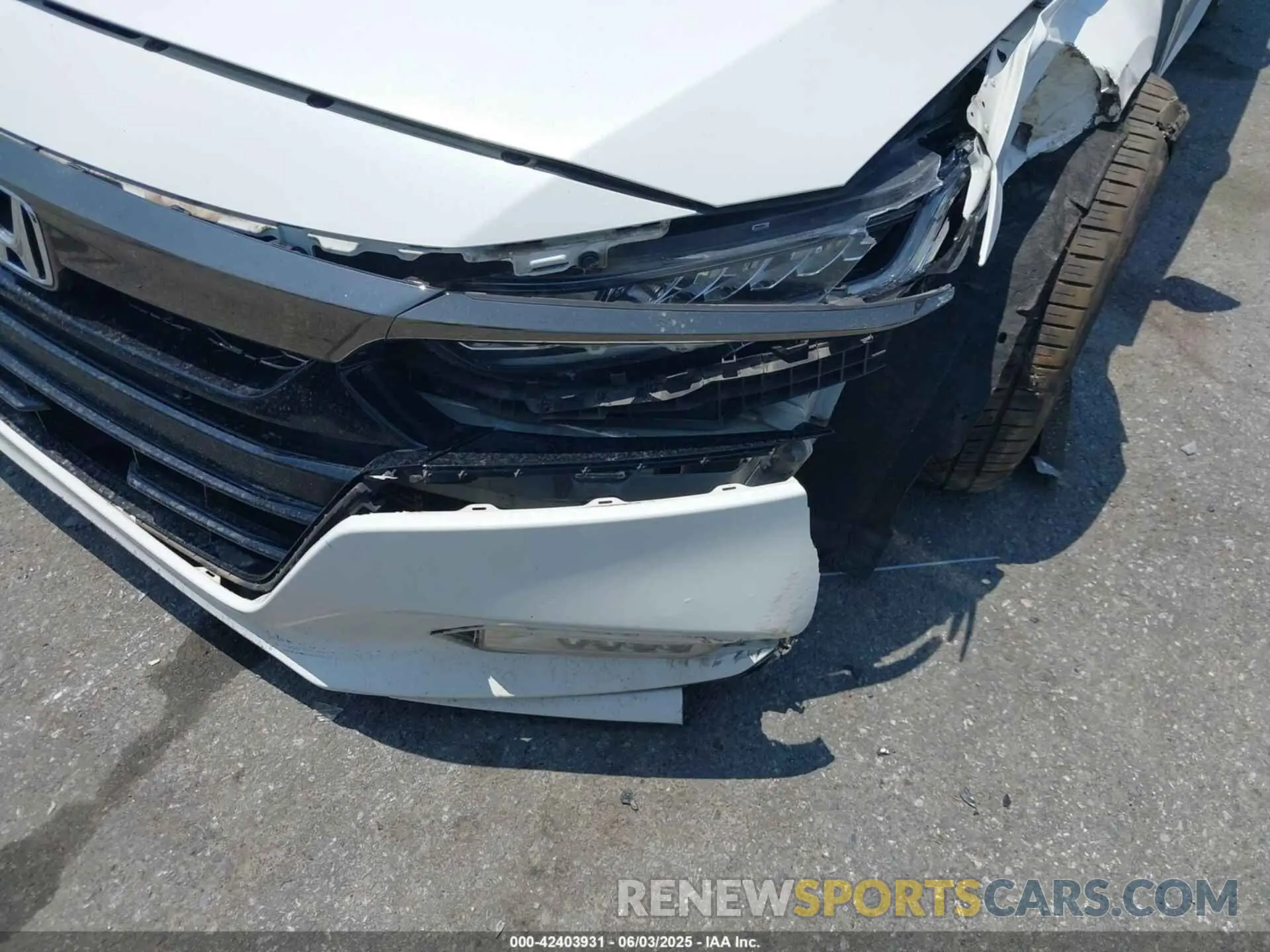 6 Photograph of a damaged car 1HGCV2F38LA007709 HONDA ACCORD 2020