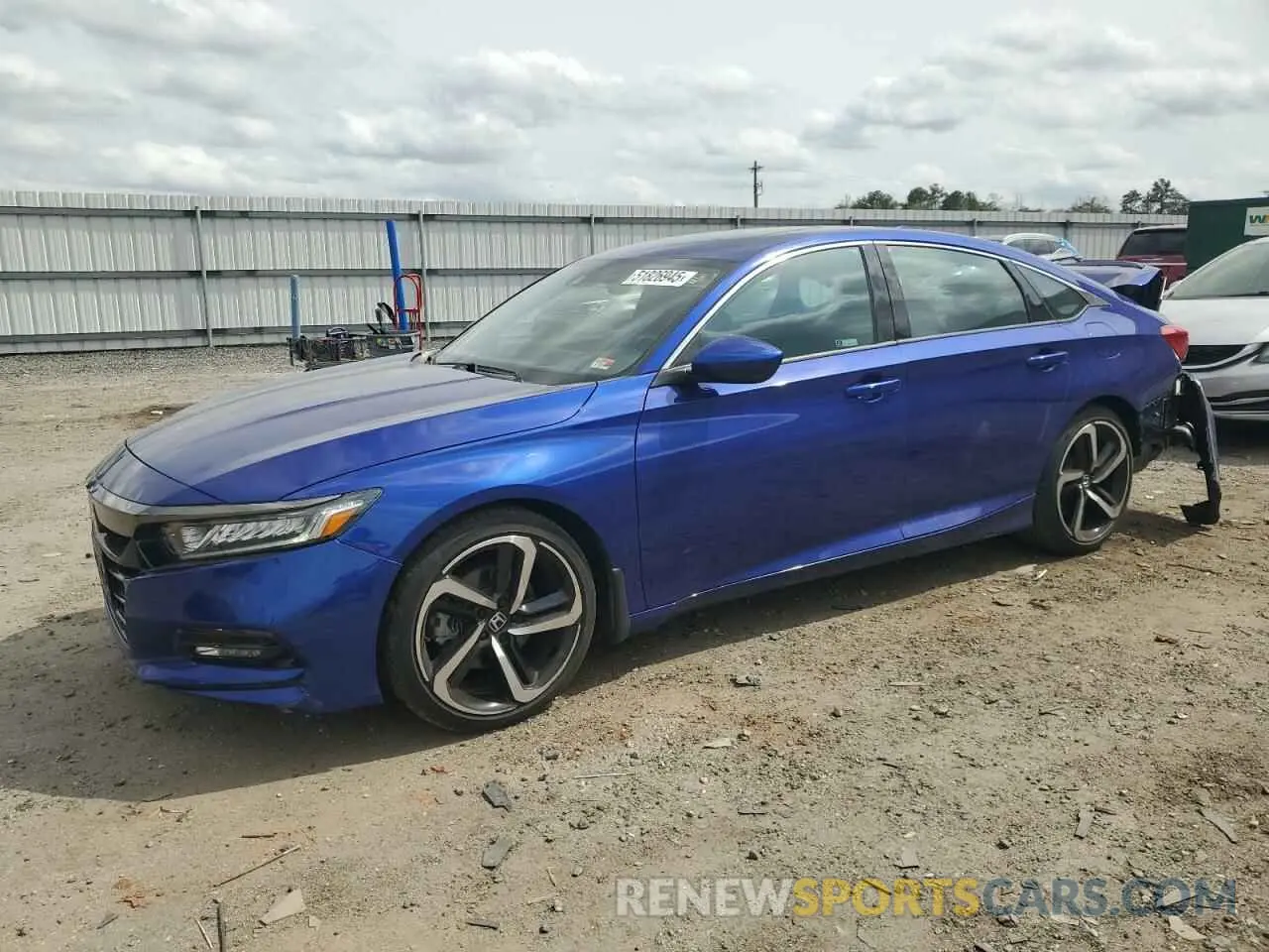 1 Photograph of a damaged car 1HGCV2F38LA019505 HONDA ACCORD 2020