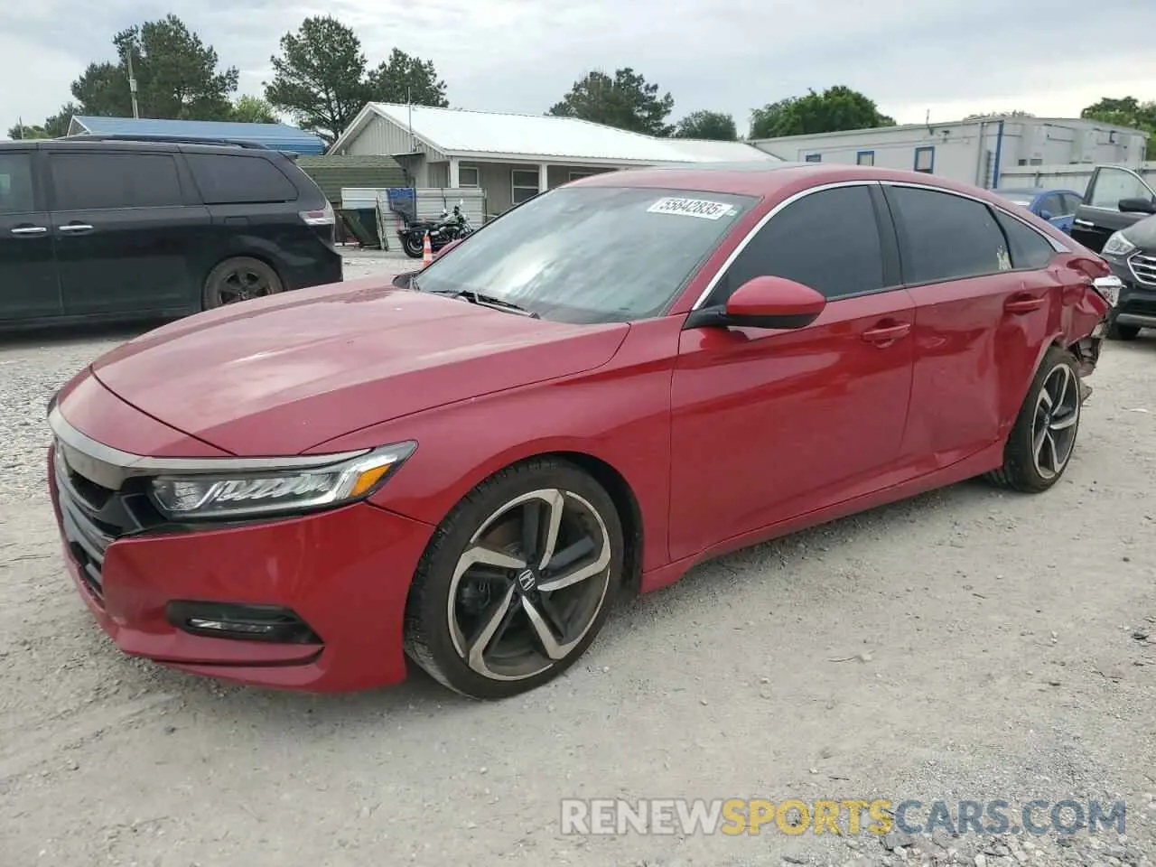 1 Photograph of a damaged car 1HGCV2F3XLA025614 HONDA ACCORD 2020