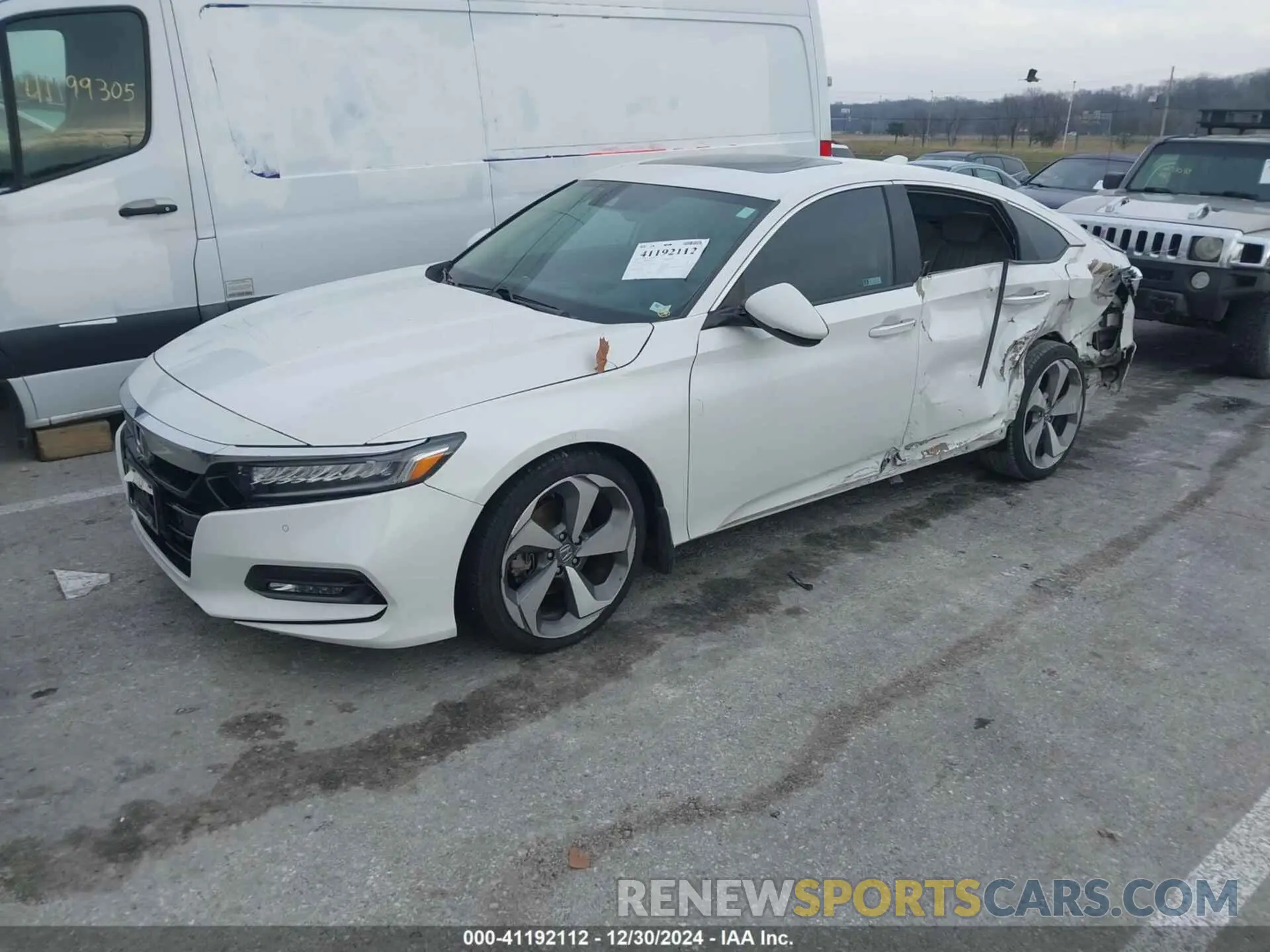 2 Photograph of a damaged car 1HGCV2F96LA011360 HONDA ACCORD 2020