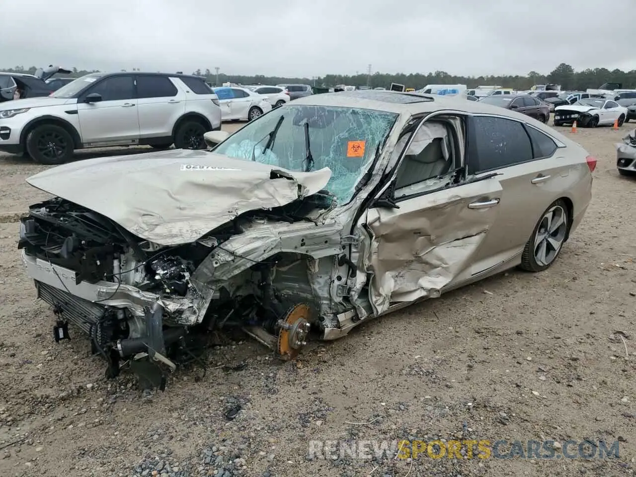 1 Photograph of a damaged car 1HGCV2F97LA017314 HONDA ACCORD 2020