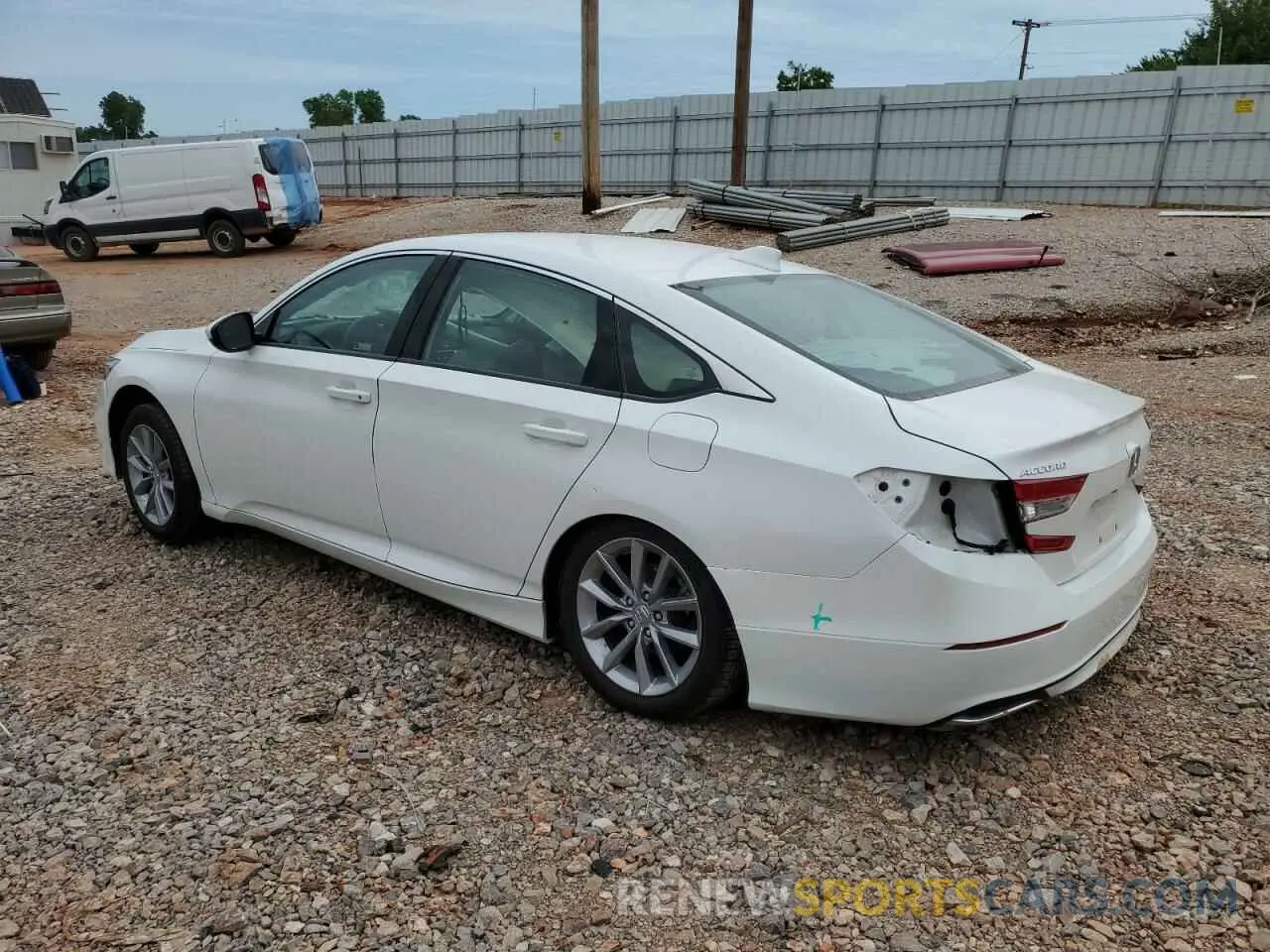 2 Фотография поврежденного автомобиля 1HGCV1F11MA044448 HONDA ACCORD 2021