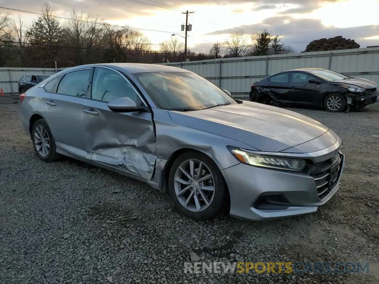 4 Photograph of a damaged car 1HGCV1F12MA072792 HONDA ACCORD 2021