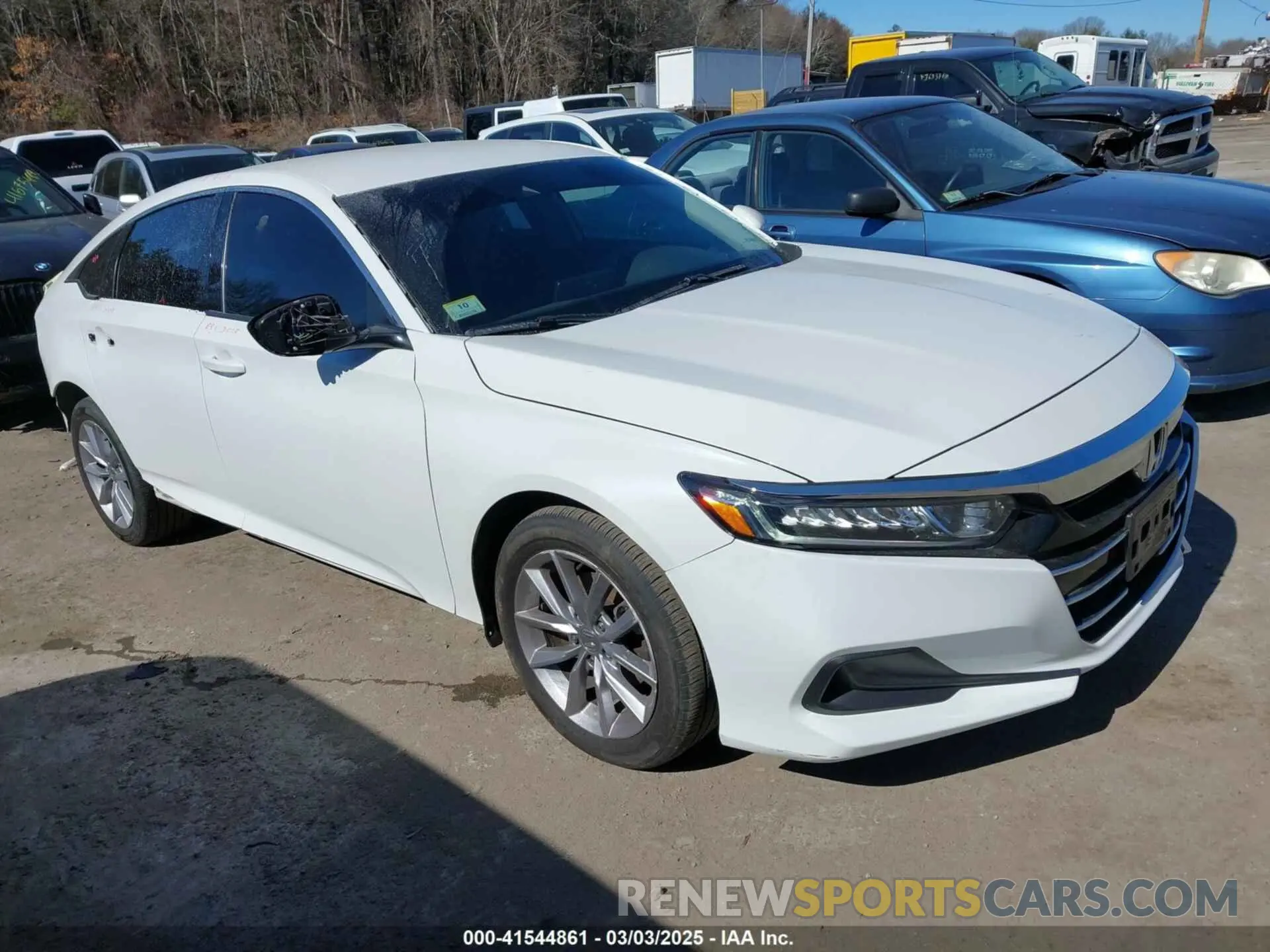 1 Photograph of a damaged car 1HGCV1F12MA119934 HONDA ACCORD 2021