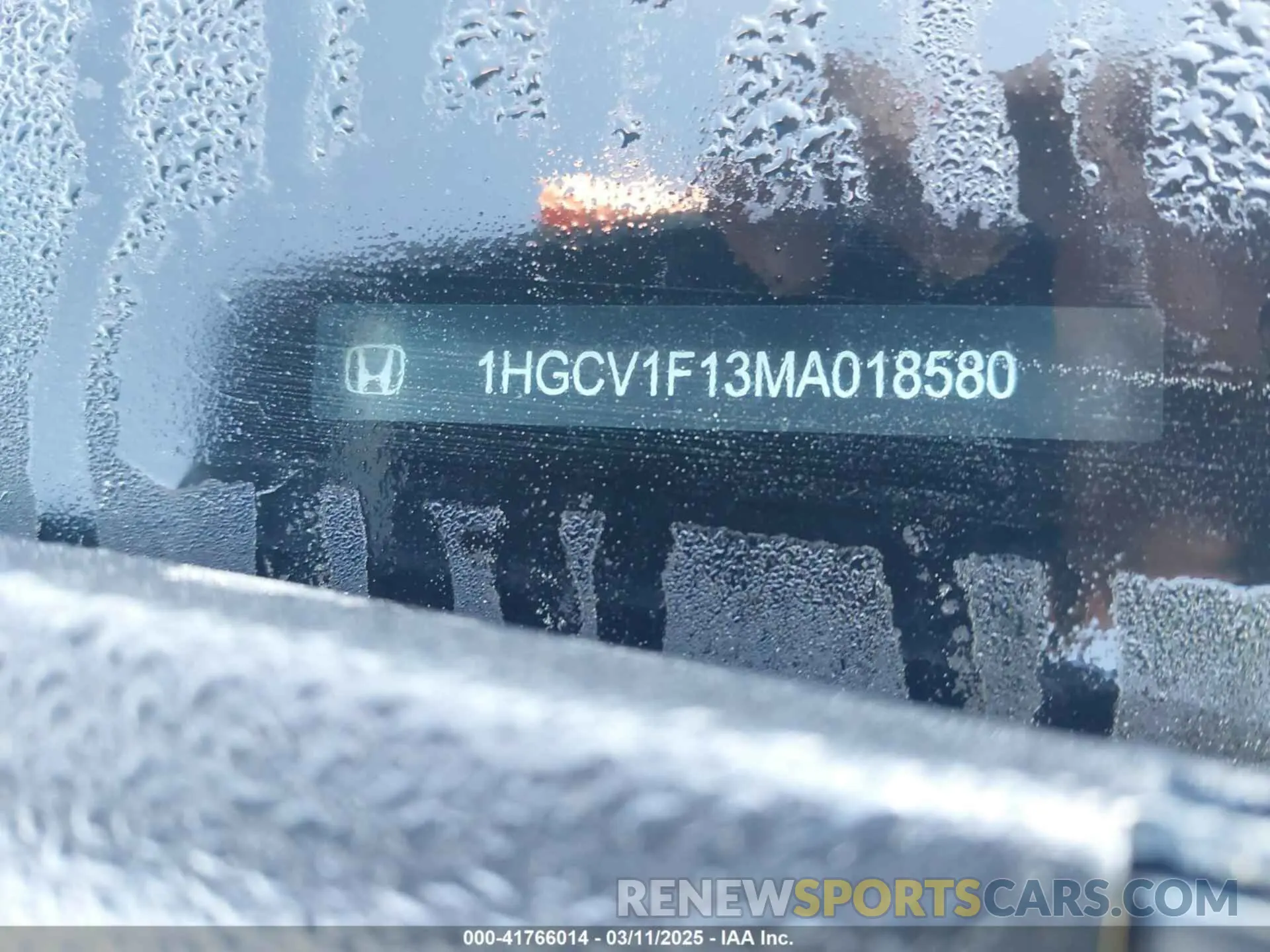 9 Photograph of a damaged car 1HGCV1F13MA018580 HONDA ACCORD 2021