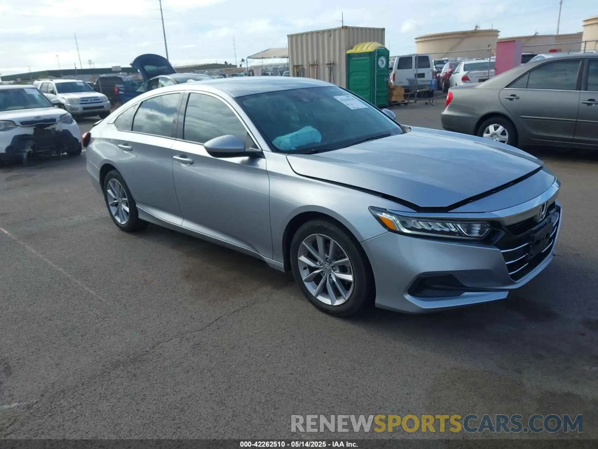 1 Photograph of a damaged car 1HGCV1F13MA103127 HONDA ACCORD 2021