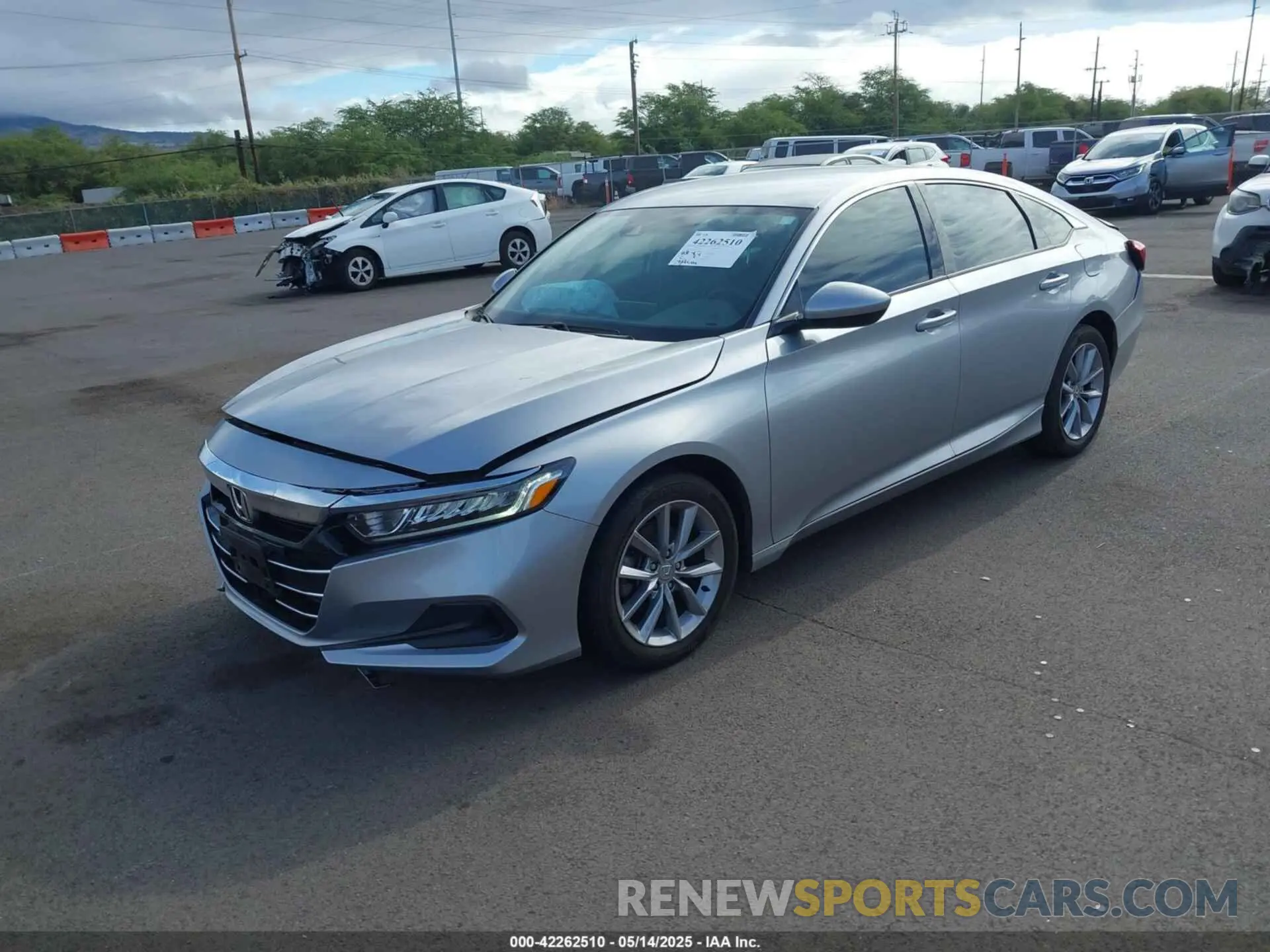 2 Photograph of a damaged car 1HGCV1F13MA103127 HONDA ACCORD 2021