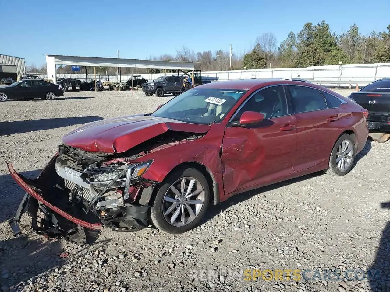 1 Фотография поврежденного автомобиля 1HGCV1F14MA076083 HONDA ACCORD 2021