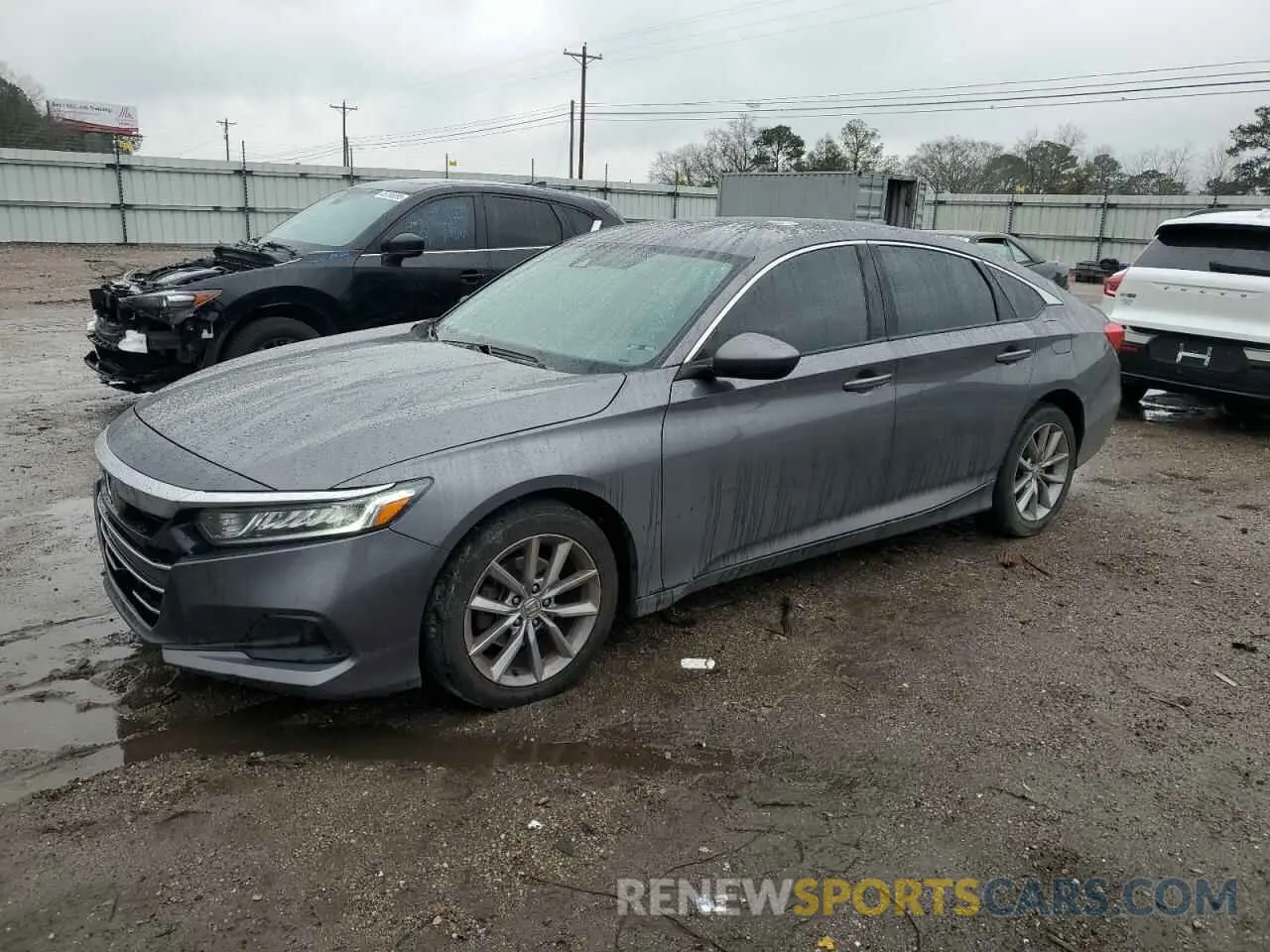1 Photograph of a damaged car 1HGCV1F15MA018435 HONDA ACCORD 2021