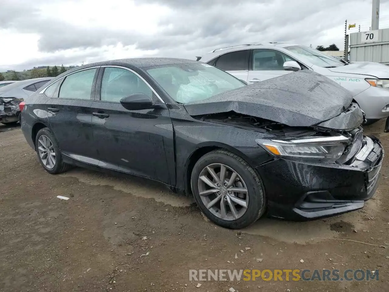4 Фотография поврежденного автомобиля 1HGCV1F15MA085875 HONDA ACCORD 2021