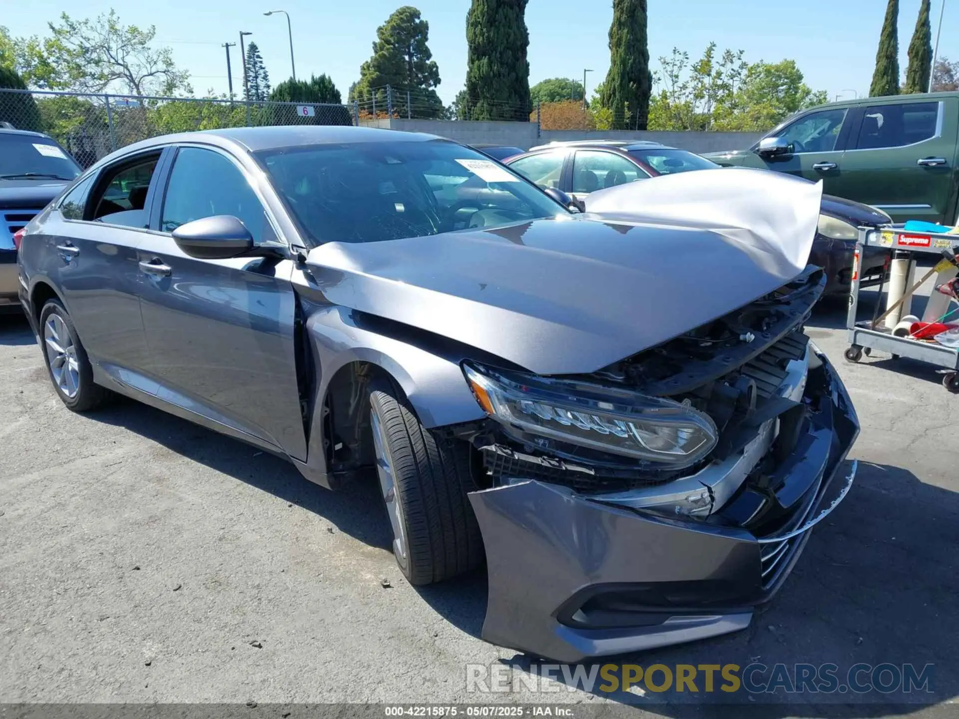1 Photograph of a damaged car 1HGCV1F17MA042557 HONDA ACCORD 2021