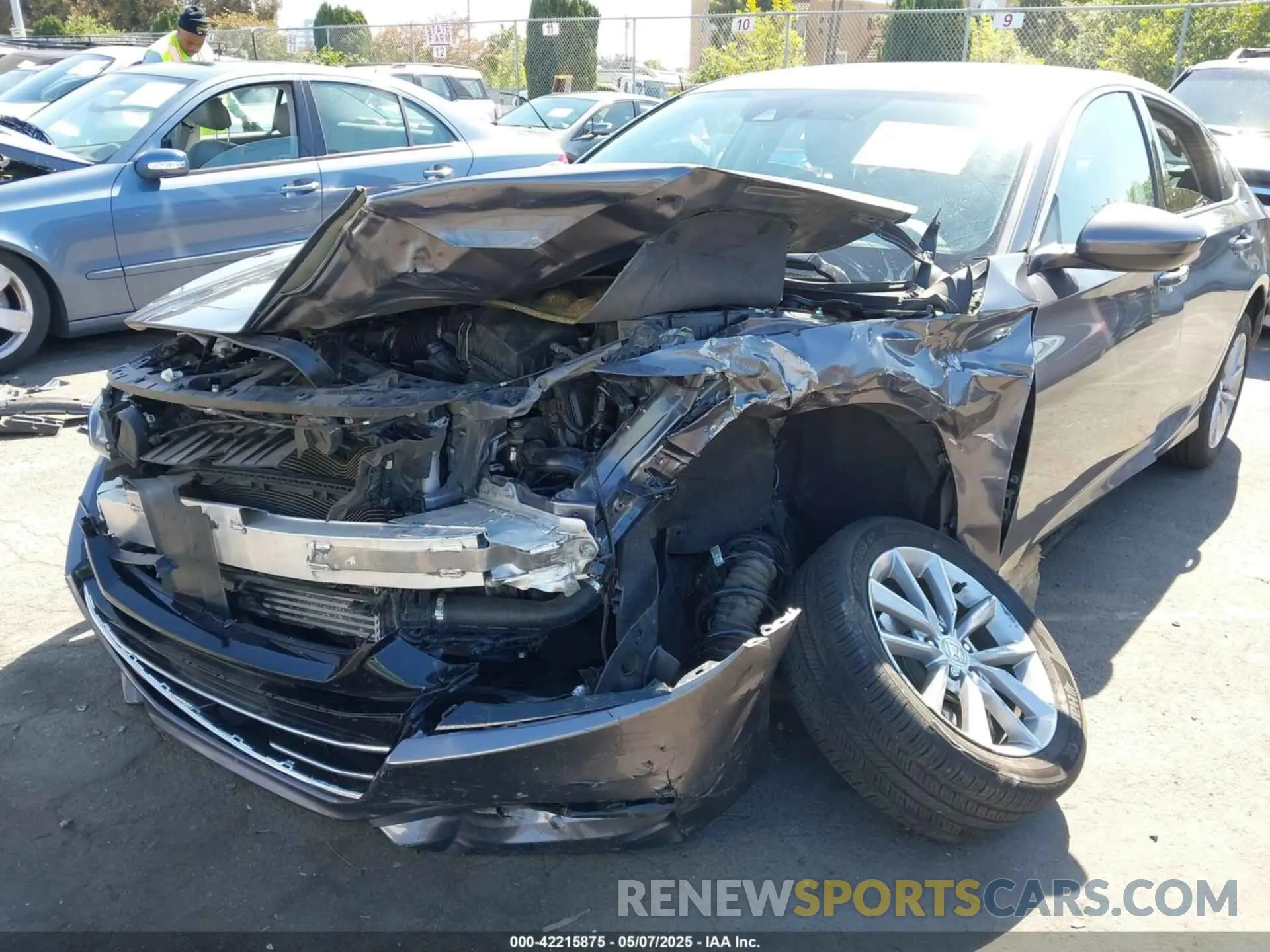6 Photograph of a damaged car 1HGCV1F17MA042557 HONDA ACCORD 2021