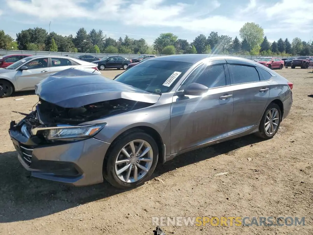1 Photograph of a damaged car 1HGCV1F17MA117595 HONDA ACCORD 2021