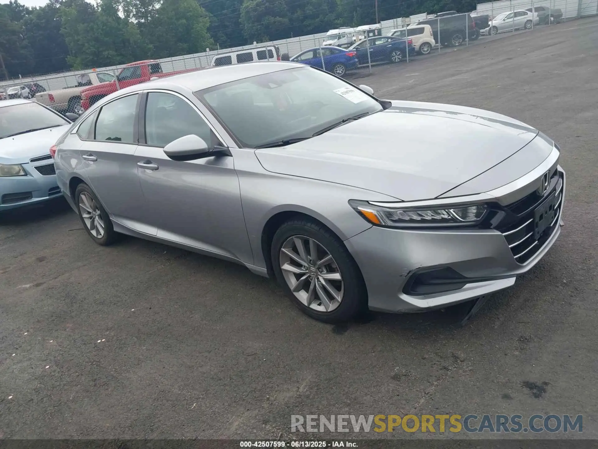 1 Photograph of a damaged car 1HGCV1F18MA068438 HONDA ACCORD 2021