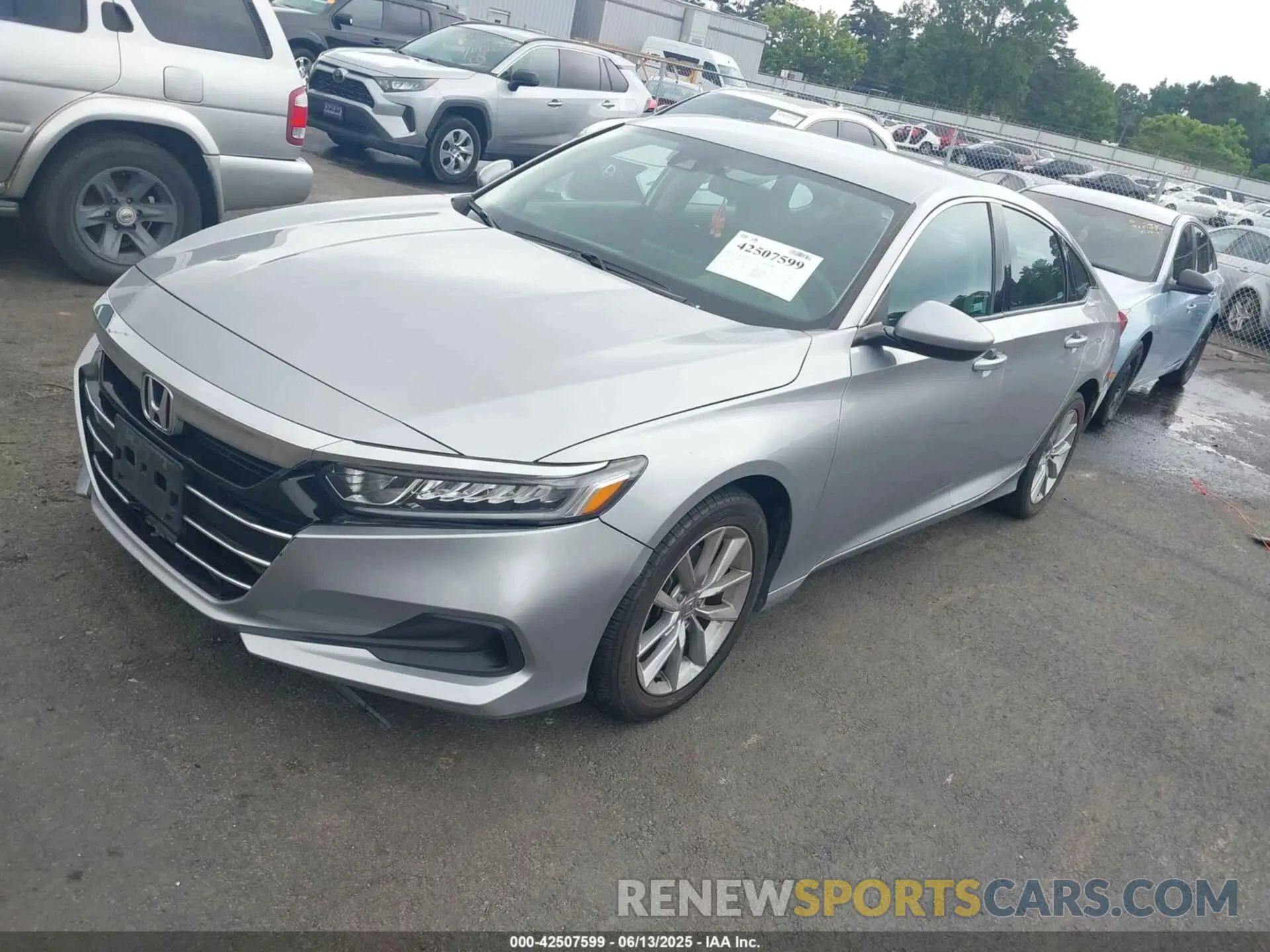 2 Photograph of a damaged car 1HGCV1F18MA068438 HONDA ACCORD 2021