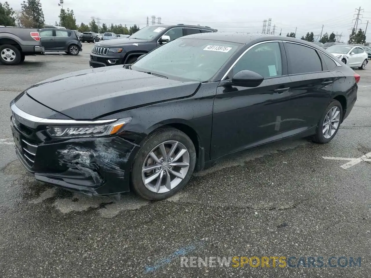 1 Photograph of a damaged car 1HGCV1F19MA026666 HONDA ACCORD 2021