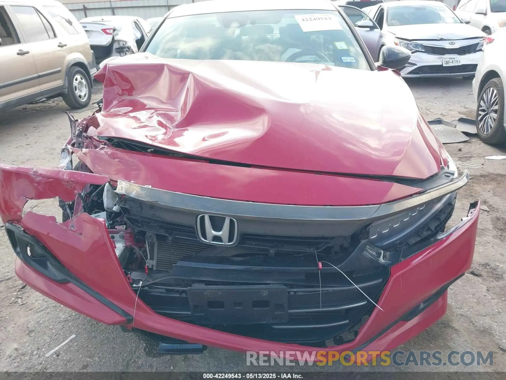 12 Photograph of a damaged car 1HGCV1F30MA029103 HONDA ACCORD 2021
