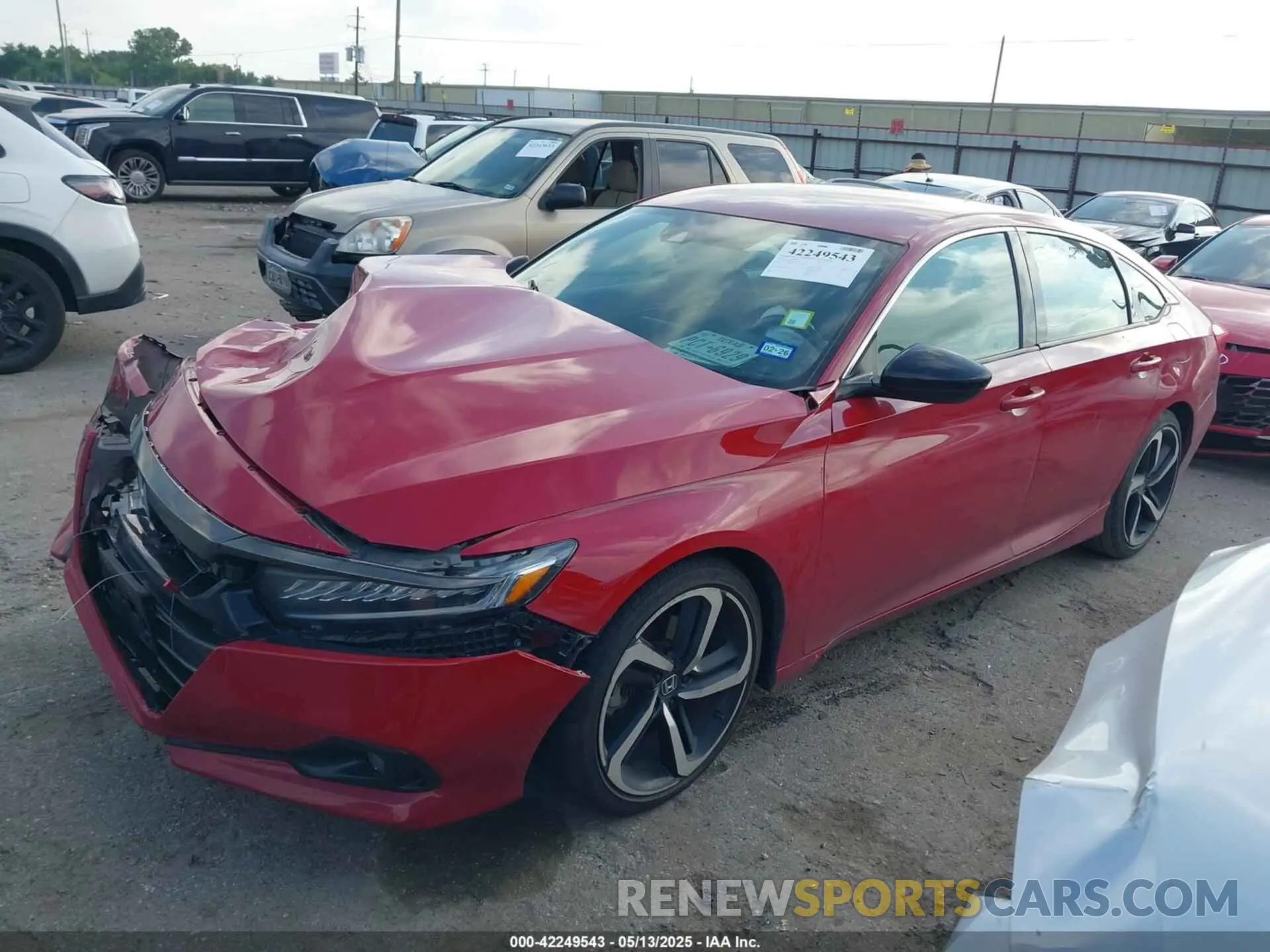 2 Photograph of a damaged car 1HGCV1F30MA029103 HONDA ACCORD 2021