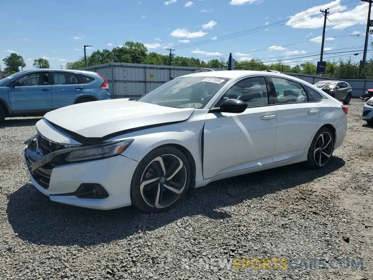 1 Photograph of a damaged car 1HGCV1F30MA091908 HONDA ACCORD 2021