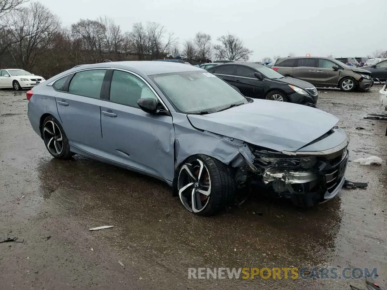 4 Photograph of a damaged car 1HGCV1F31MA015355 HONDA ACCORD 2021