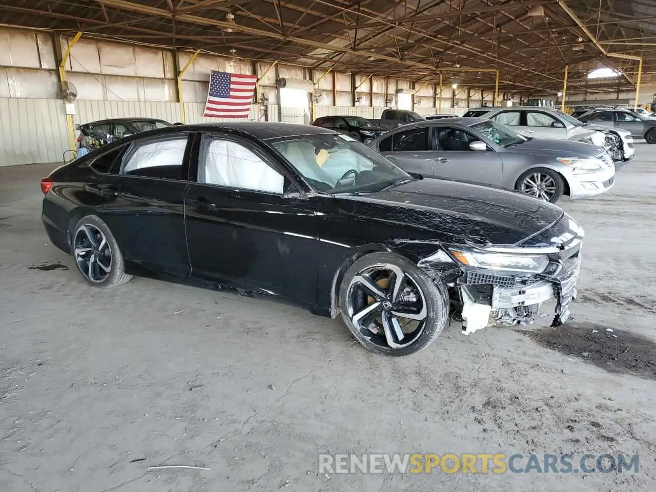4 Фотография поврежденного автомобиля 1HGCV1F31MA050512 HONDA ACCORD 2021