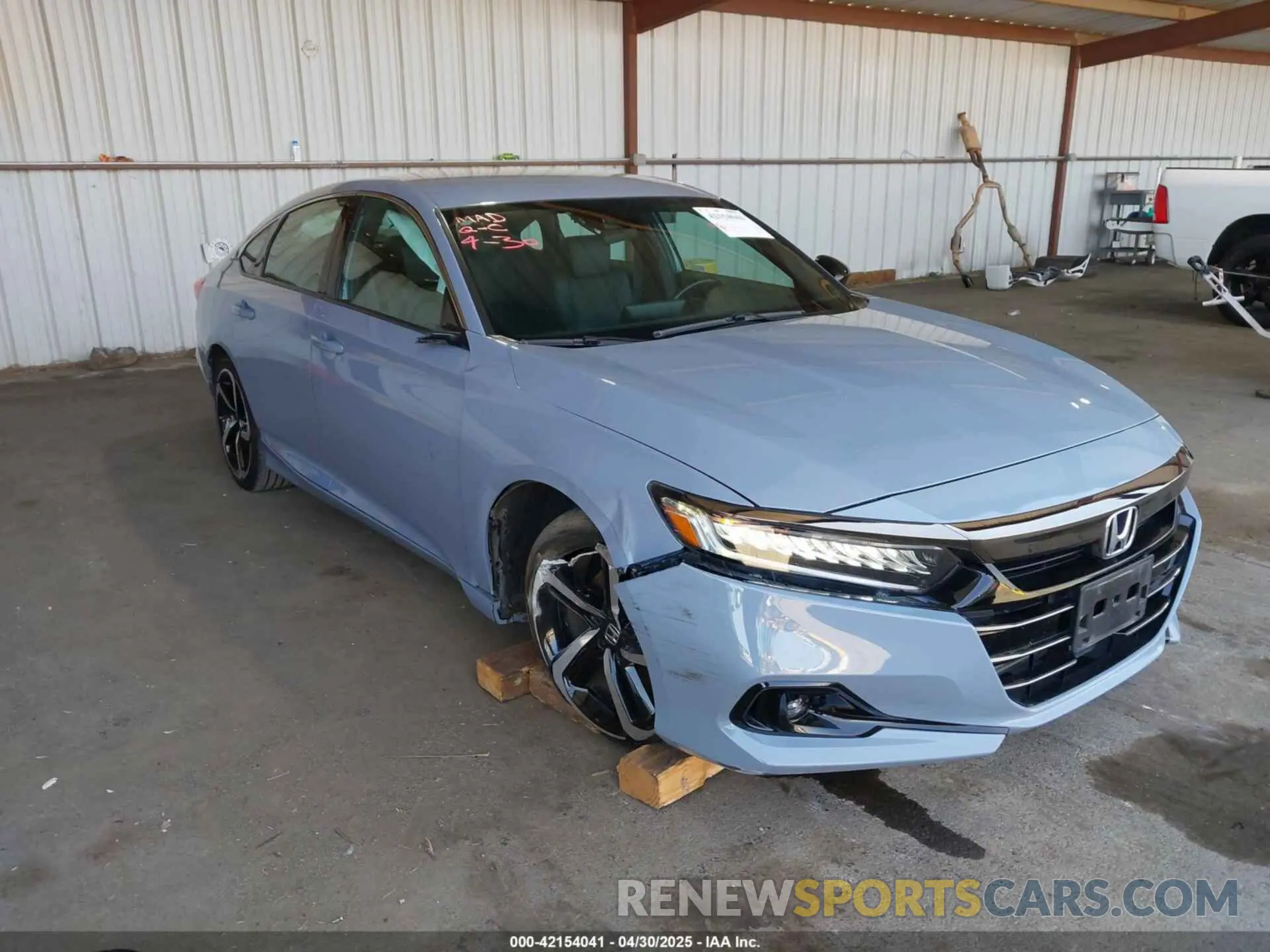 6 Photograph of a damaged car 1HGCV1F31MA075961 HONDA ACCORD 2021