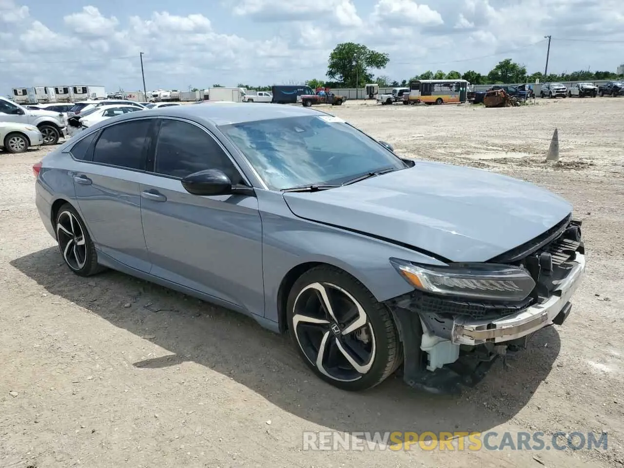 4 Фотография поврежденного автомобиля 1HGCV1F32MA043424 HONDA ACCORD 2021