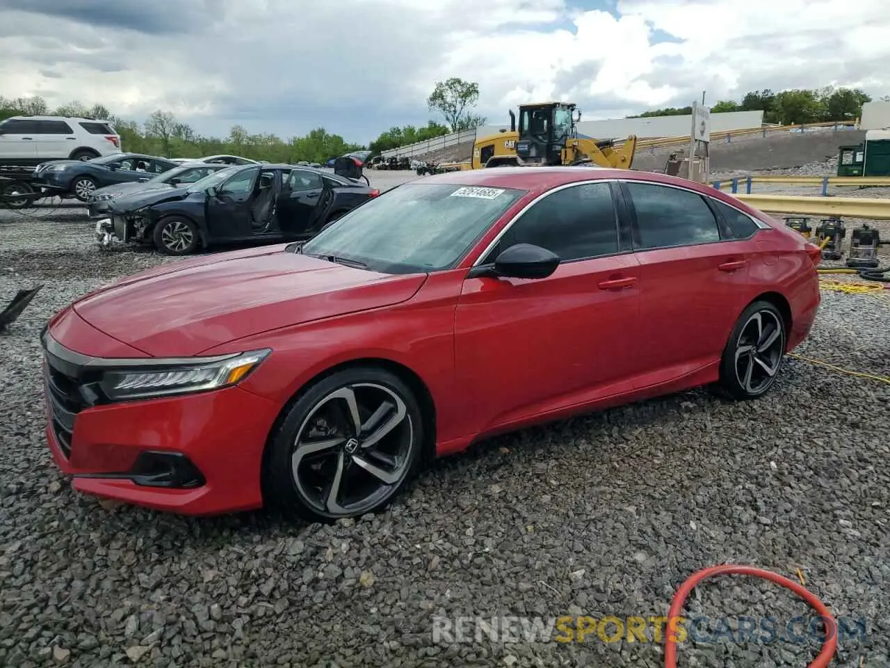 1 Фотография поврежденного автомобиля 1HGCV1F32MA061342 HONDA ACCORD 2021