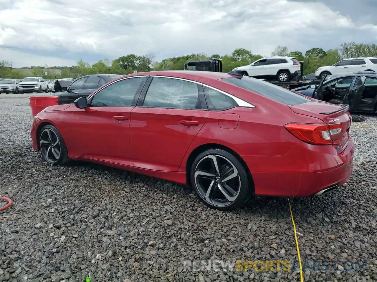 2 Фотография поврежденного автомобиля 1HGCV1F32MA061342 HONDA ACCORD 2021