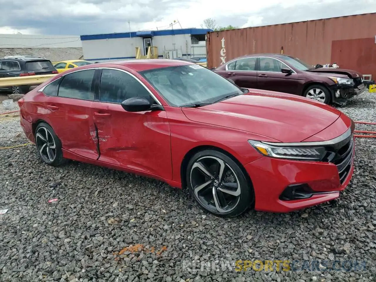 4 Фотография поврежденного автомобиля 1HGCV1F32MA061342 HONDA ACCORD 2021