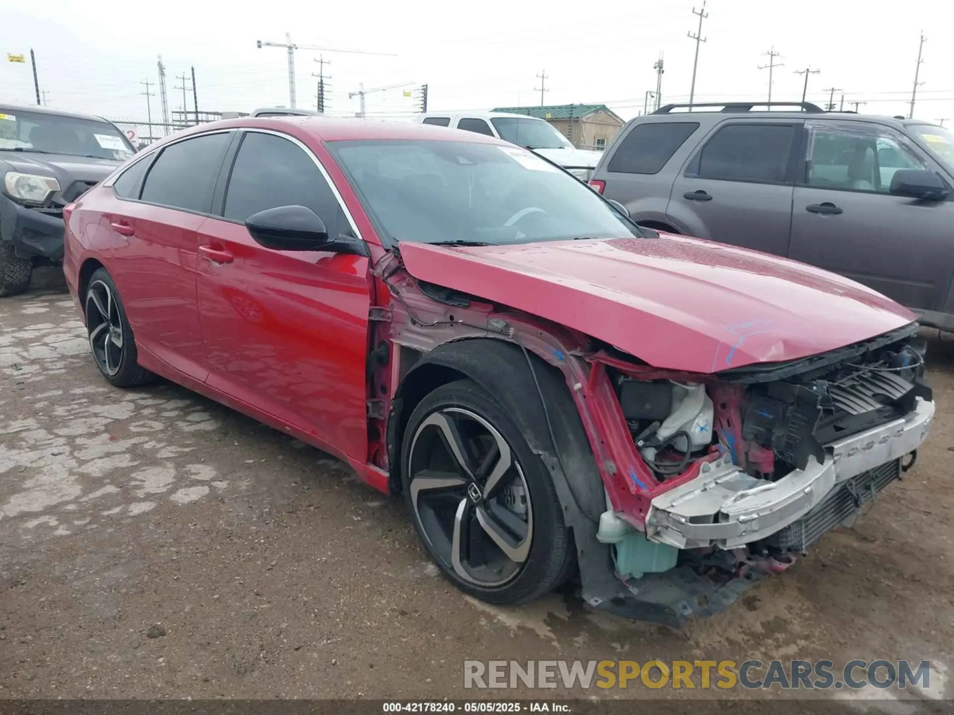 1 Photograph of a damaged car 1HGCV1F32MA063351 HONDA ACCORD 2021