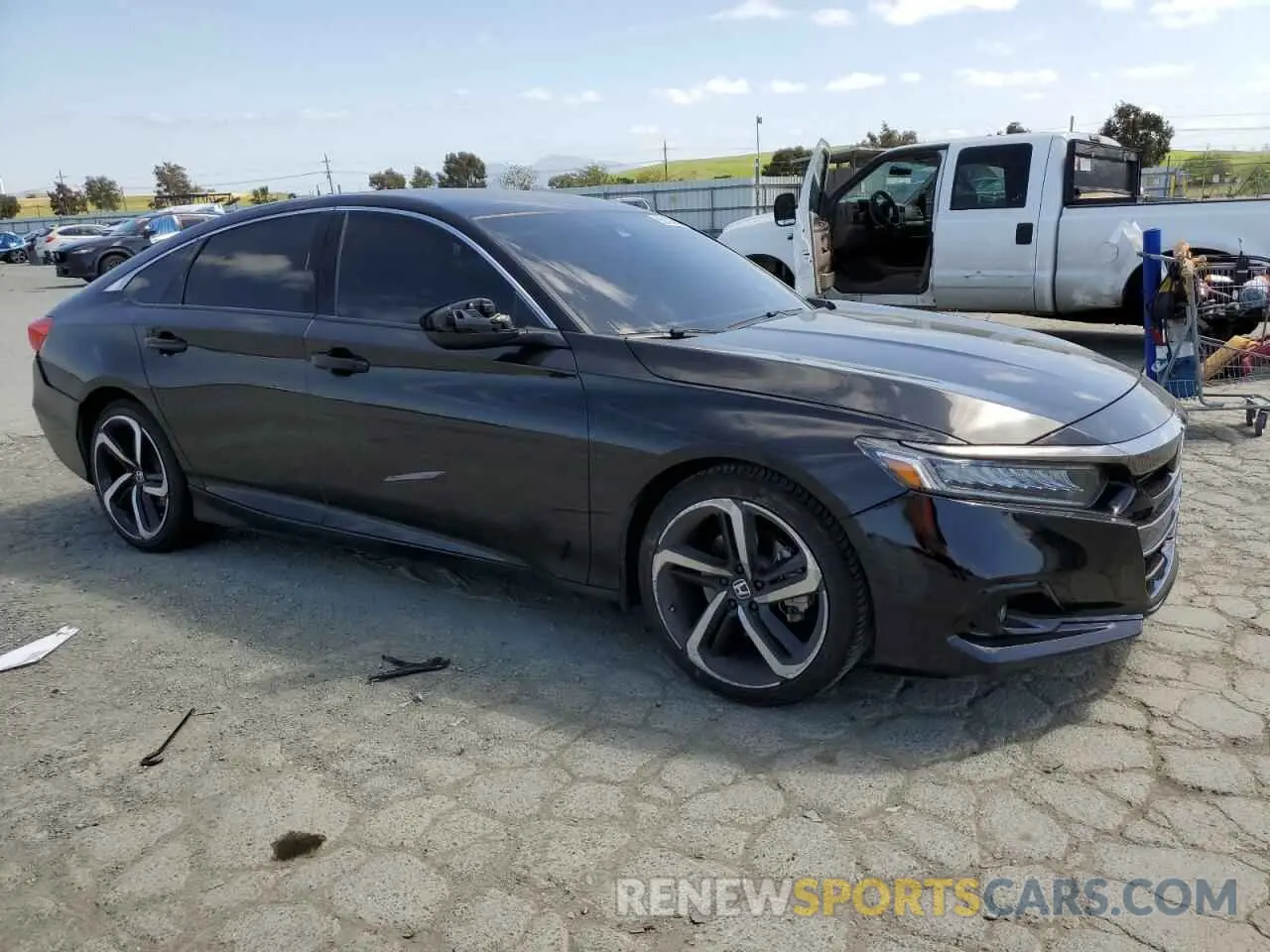4 Фотография поврежденного автомобиля 1HGCV1F32MA063818 HONDA ACCORD 2021