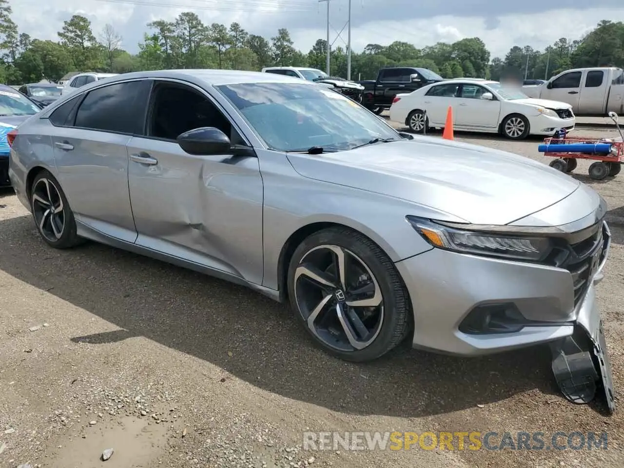 4 Photograph of a damaged car 1HGCV1F32MA065519 HONDA ACCORD 2021