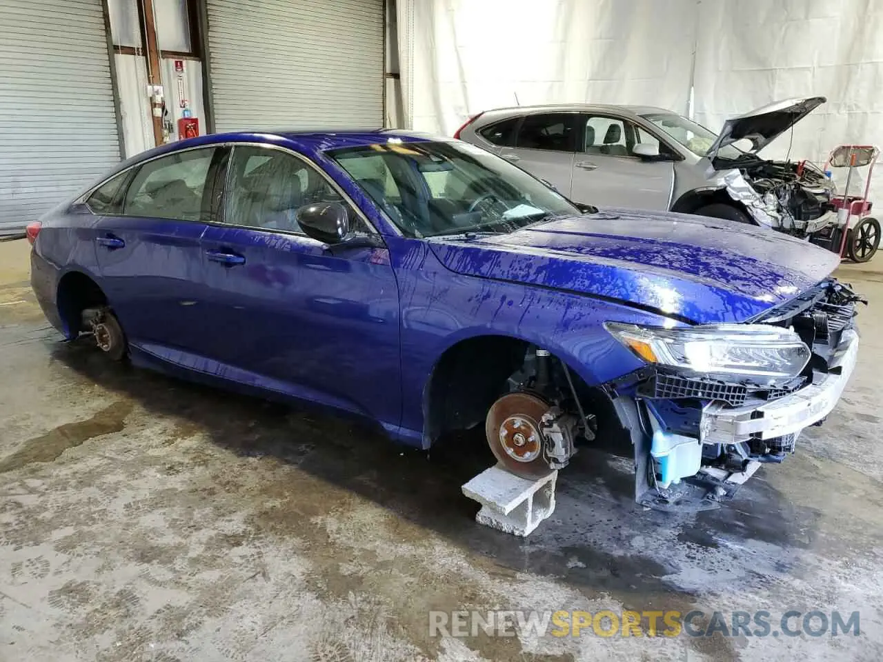 4 Фотография поврежденного автомобиля 1HGCV1F32MA087505 HONDA ACCORD 2021