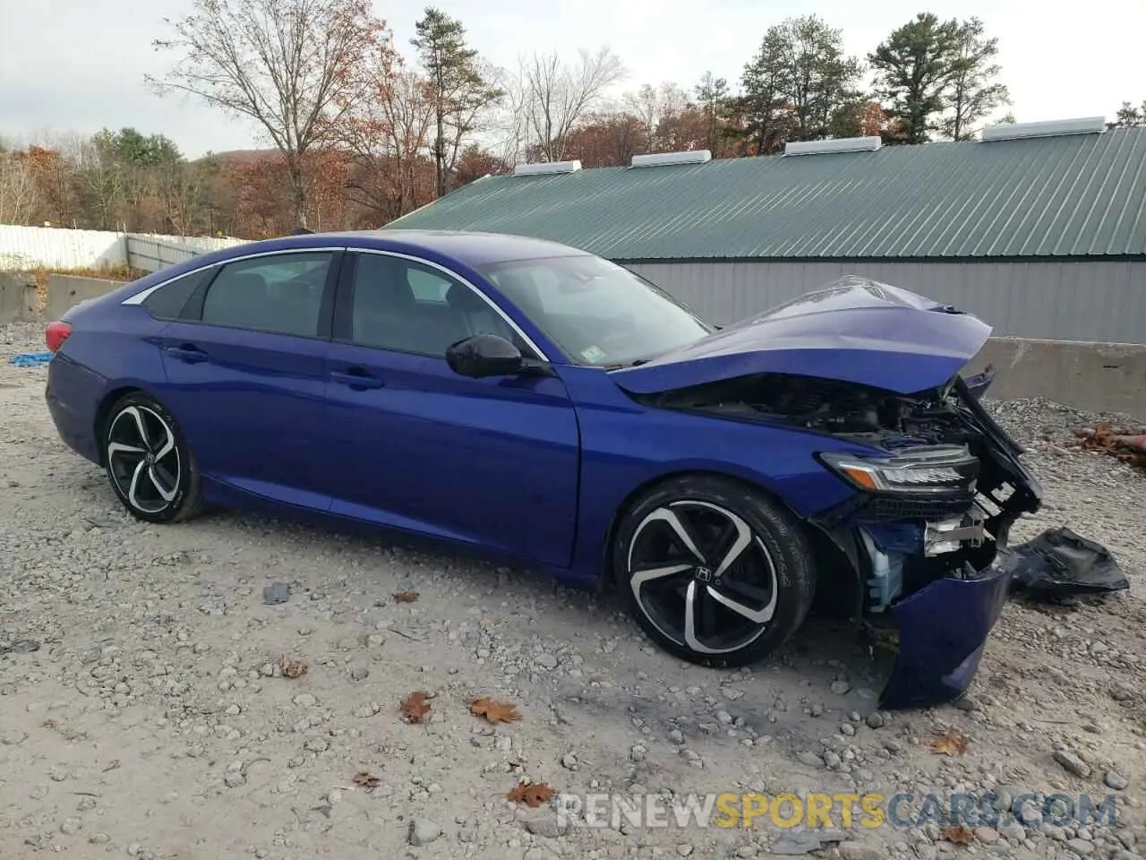 4 Фотография поврежденного автомобиля 1HGCV1F32MA109339 HONDA ACCORD 2021