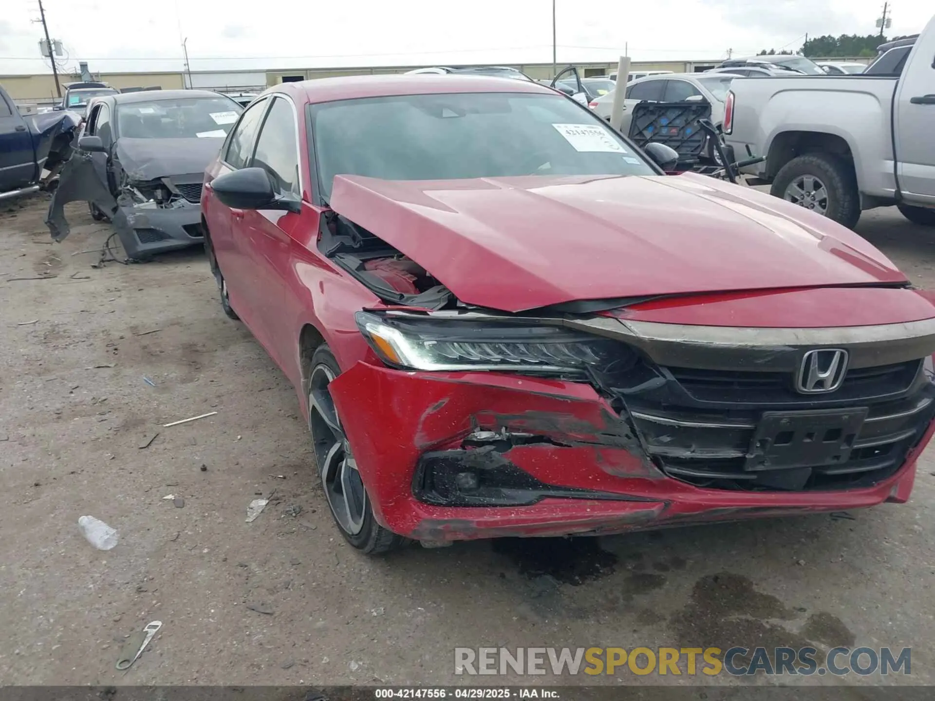 1 Фотография поврежденного автомобиля 1HGCV1F32MA119580 HONDA ACCORD 2021