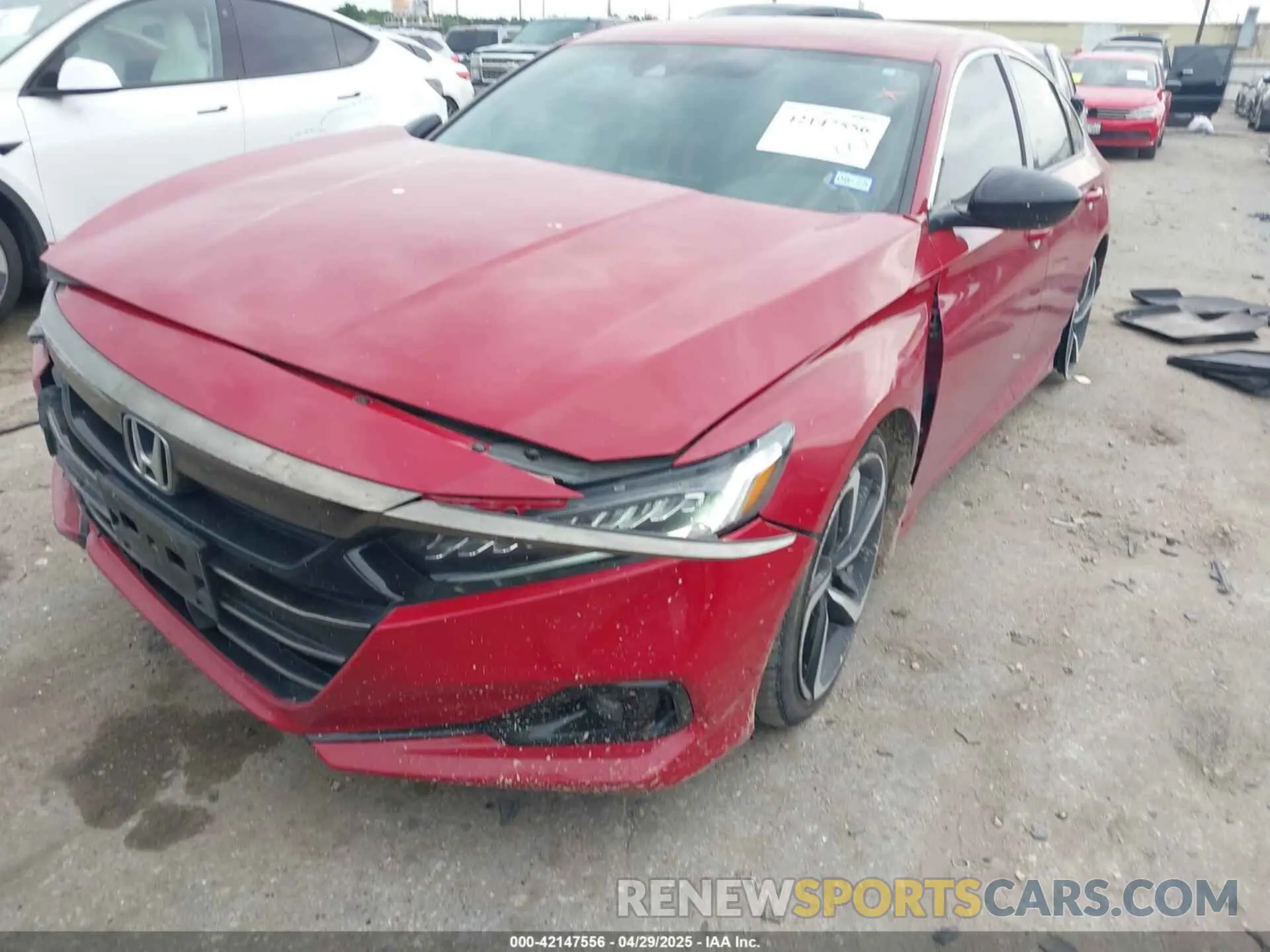 2 Фотография поврежденного автомобиля 1HGCV1F32MA119580 HONDA ACCORD 2021