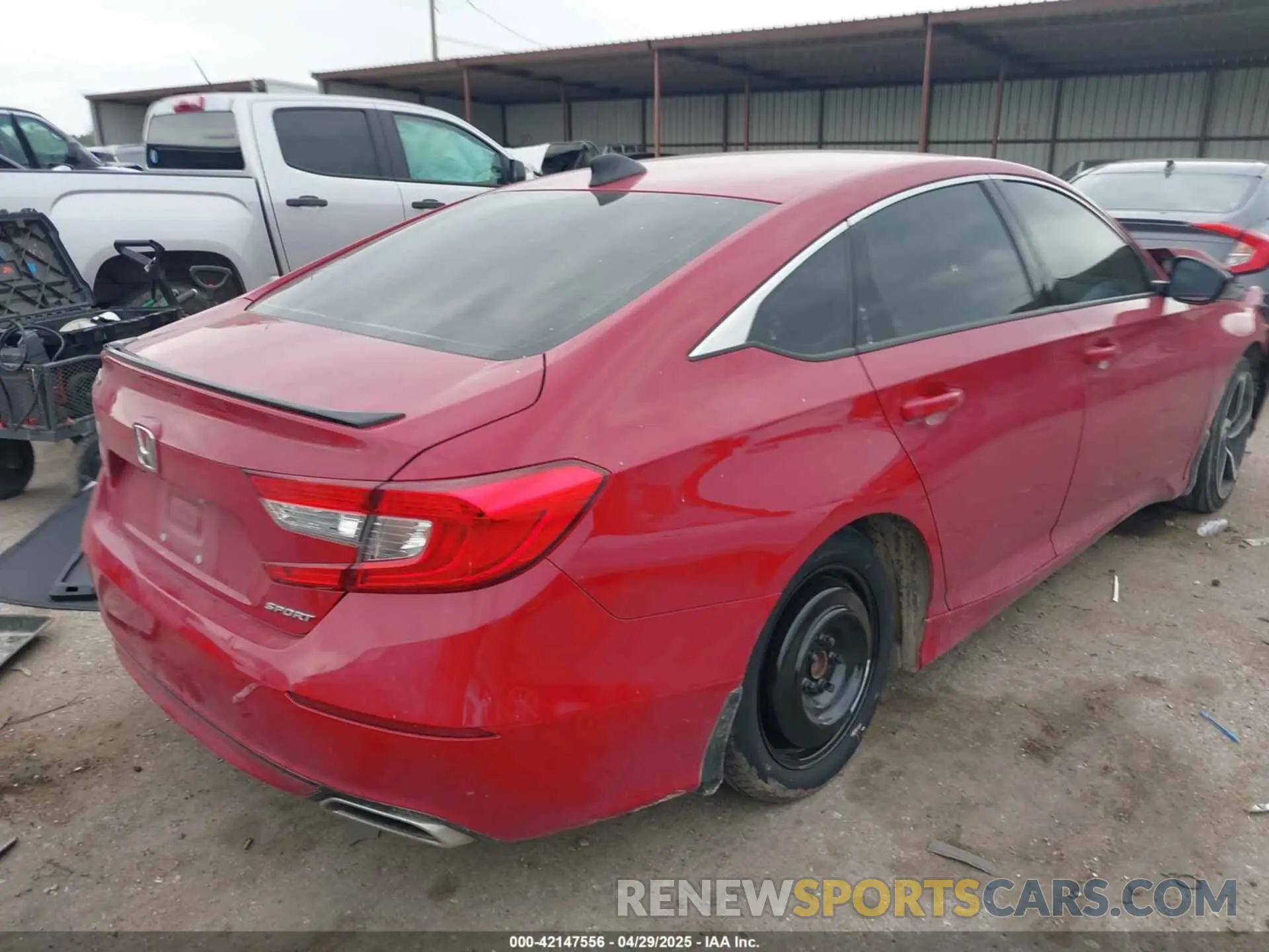 4 Фотография поврежденного автомобиля 1HGCV1F32MA119580 HONDA ACCORD 2021