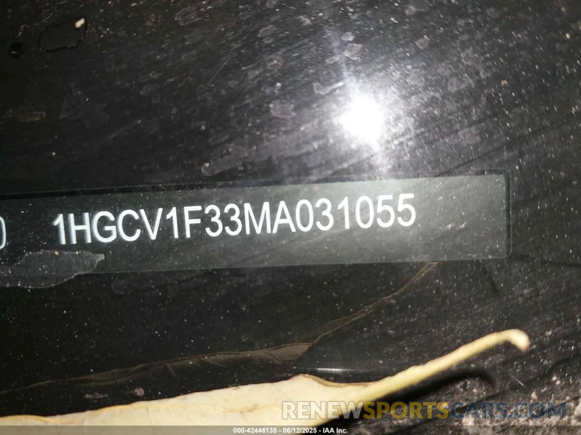 18 Фотография поврежденного автомобиля 1HGCV1F33MA031055 HONDA ACCORD 2021