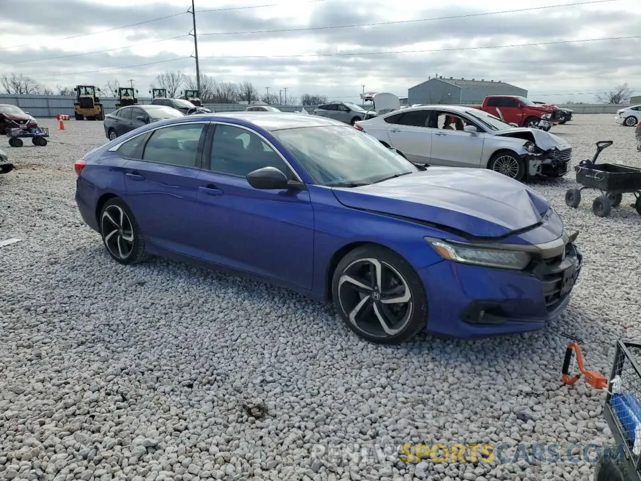 4 Фотография поврежденного автомобиля 1HGCV1F33MA101069 HONDA ACCORD 2021