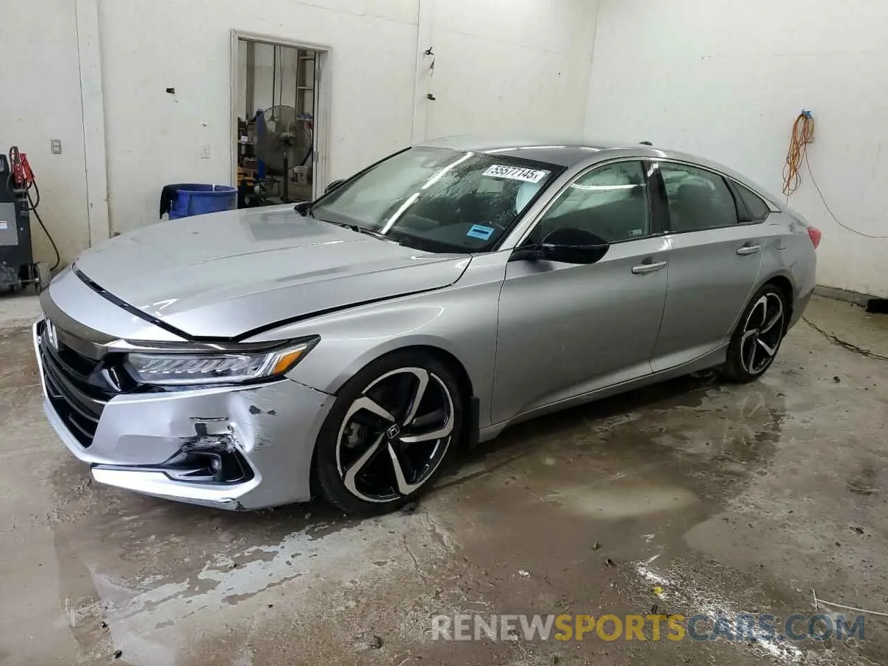 1 Photograph of a damaged car 1HGCV1F33MA115182 HONDA ACCORD 2021