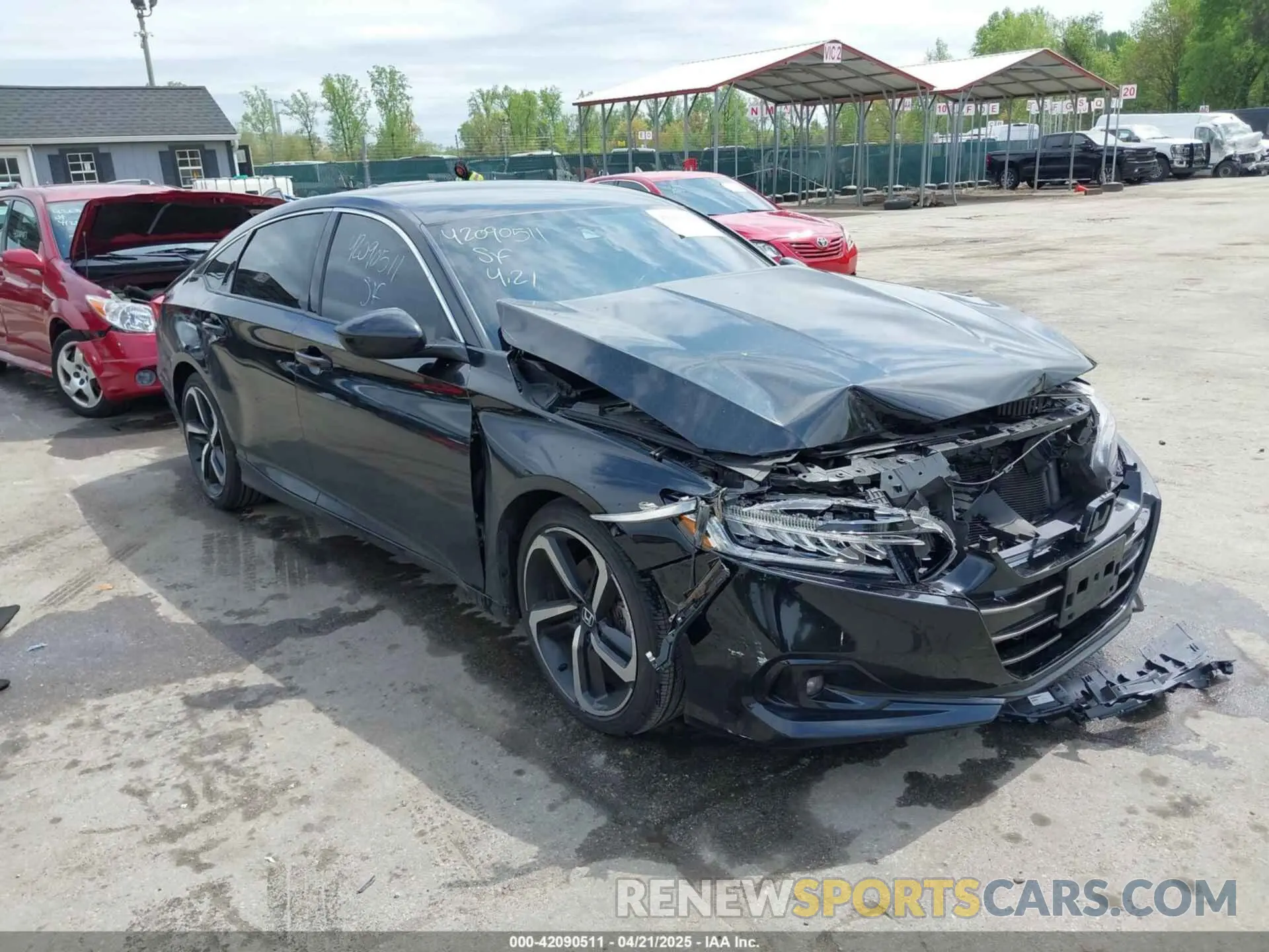 1 Фотография поврежденного автомобиля 1HGCV1F34MA066364 HONDA ACCORD 2021