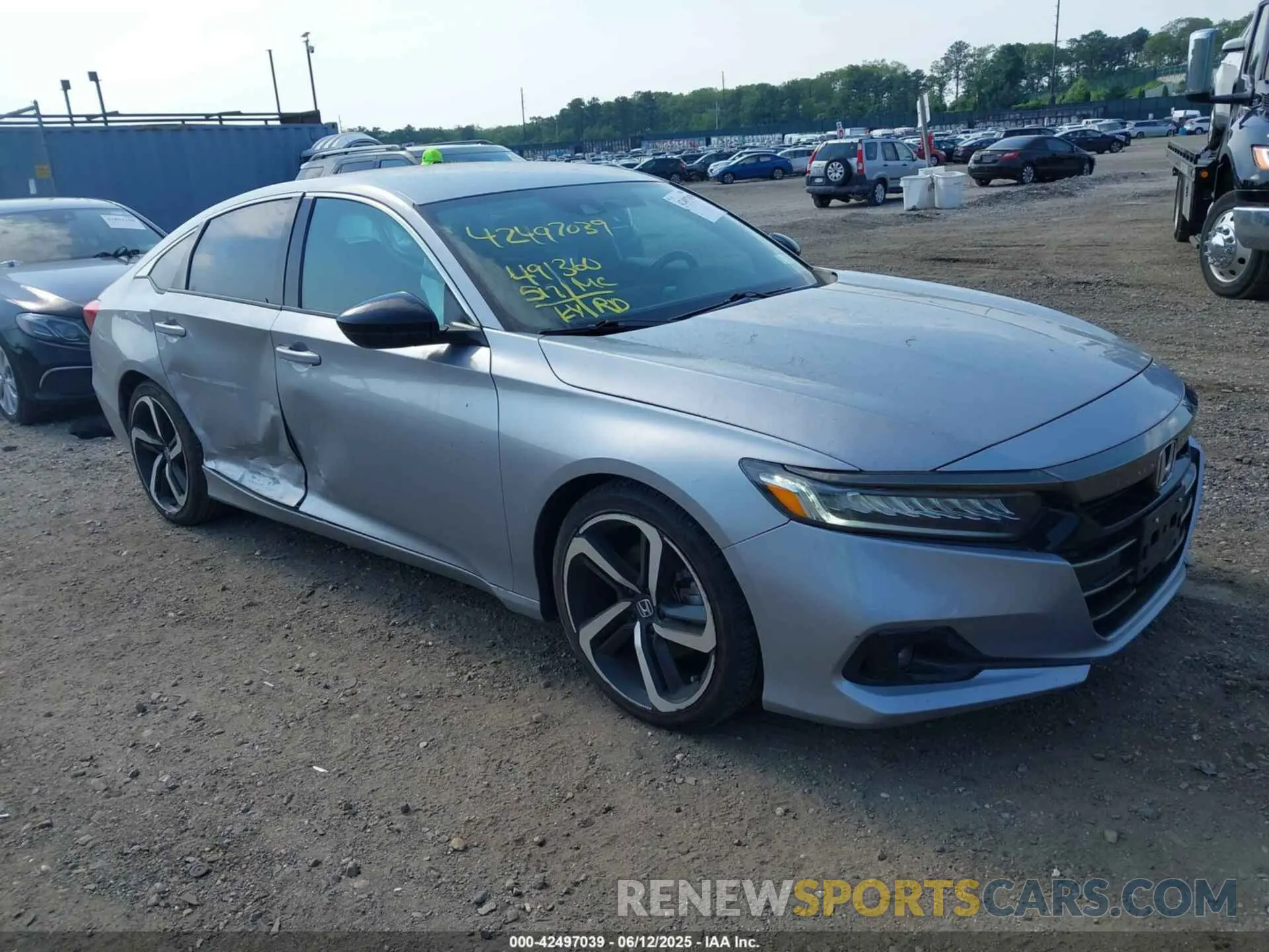1 Фотография поврежденного автомобиля 1HGCV1F34MA072309 HONDA ACCORD 2021
