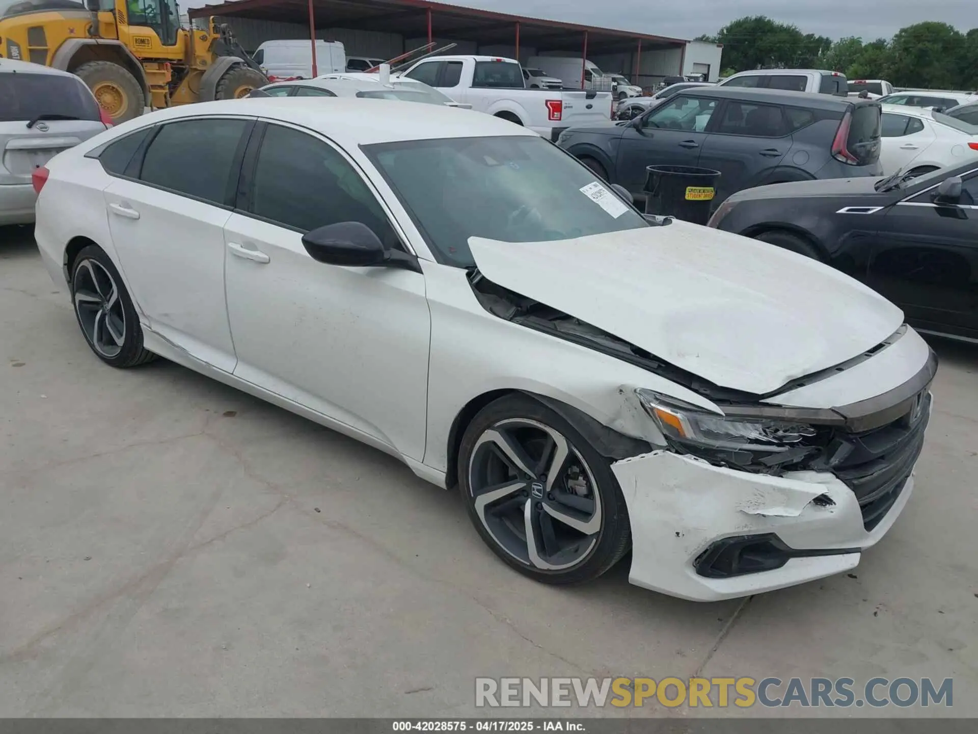 1 Photograph of a damaged car 1HGCV1F34MA079471 HONDA ACCORD 2021