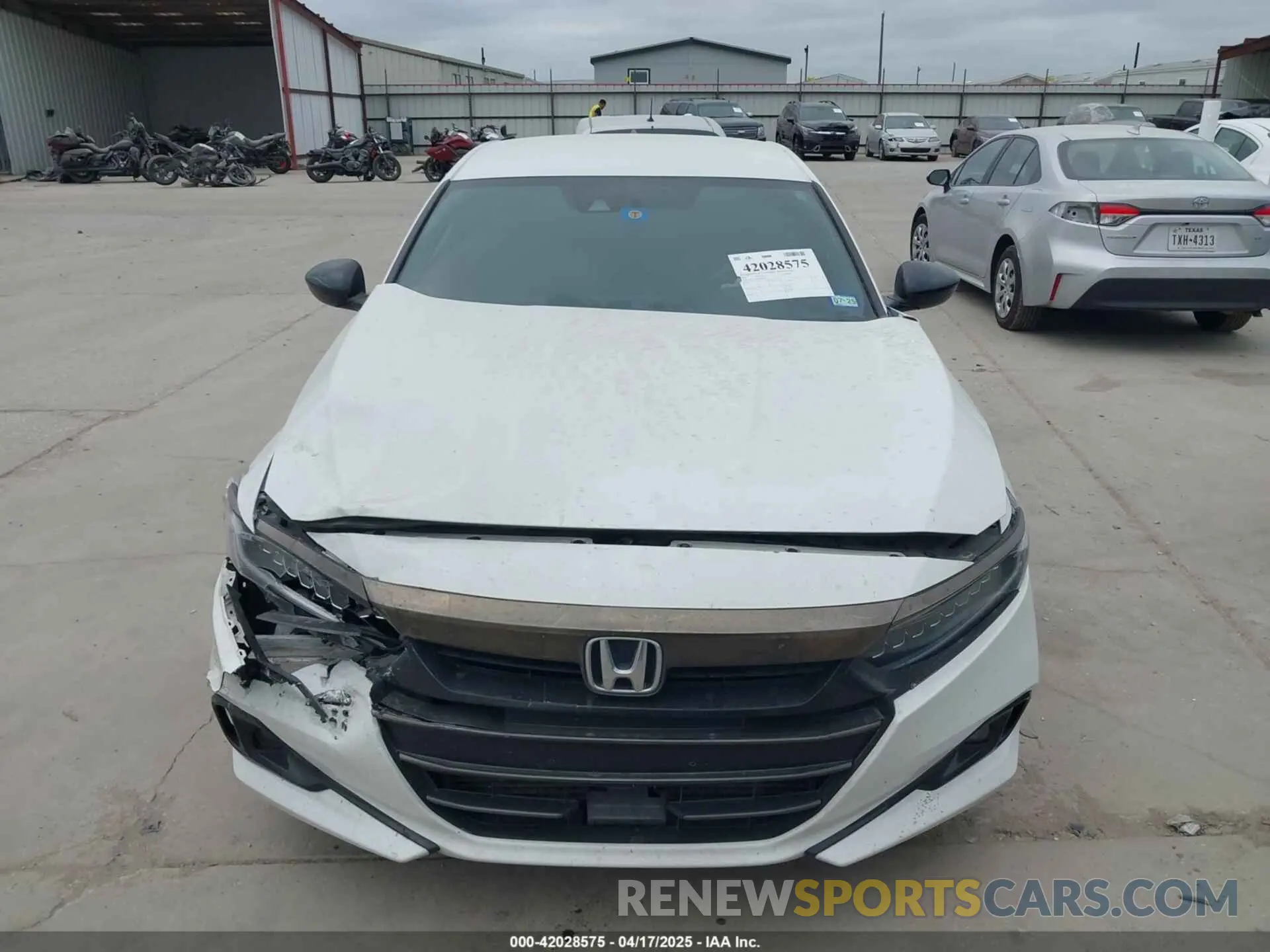 12 Photograph of a damaged car 1HGCV1F34MA079471 HONDA ACCORD 2021