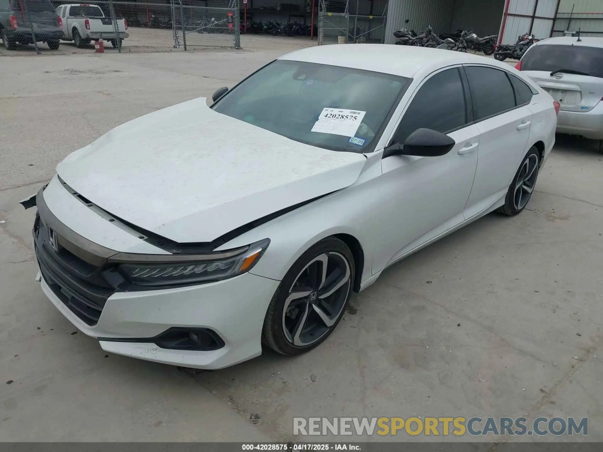 2 Photograph of a damaged car 1HGCV1F34MA079471 HONDA ACCORD 2021