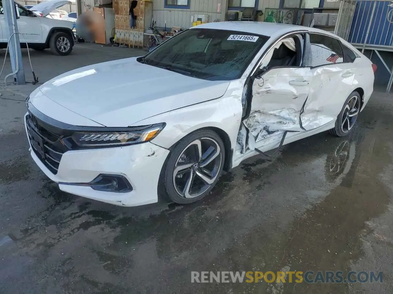 1 Фотография поврежденного автомобиля 1HGCV1F34MA095668 HONDA ACCORD 2021