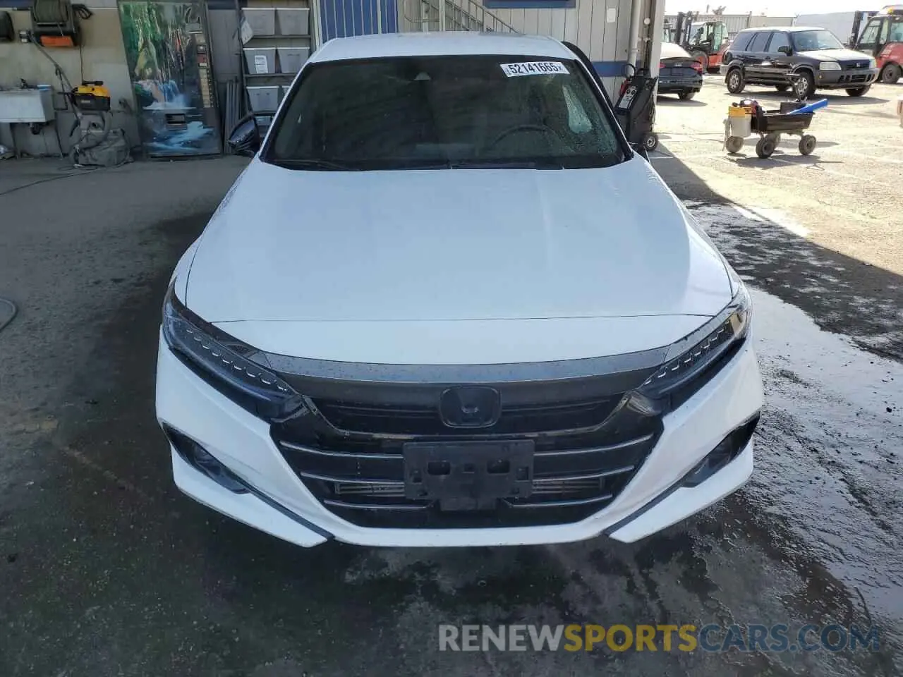 5 Фотография поврежденного автомобиля 1HGCV1F34MA095668 HONDA ACCORD 2021