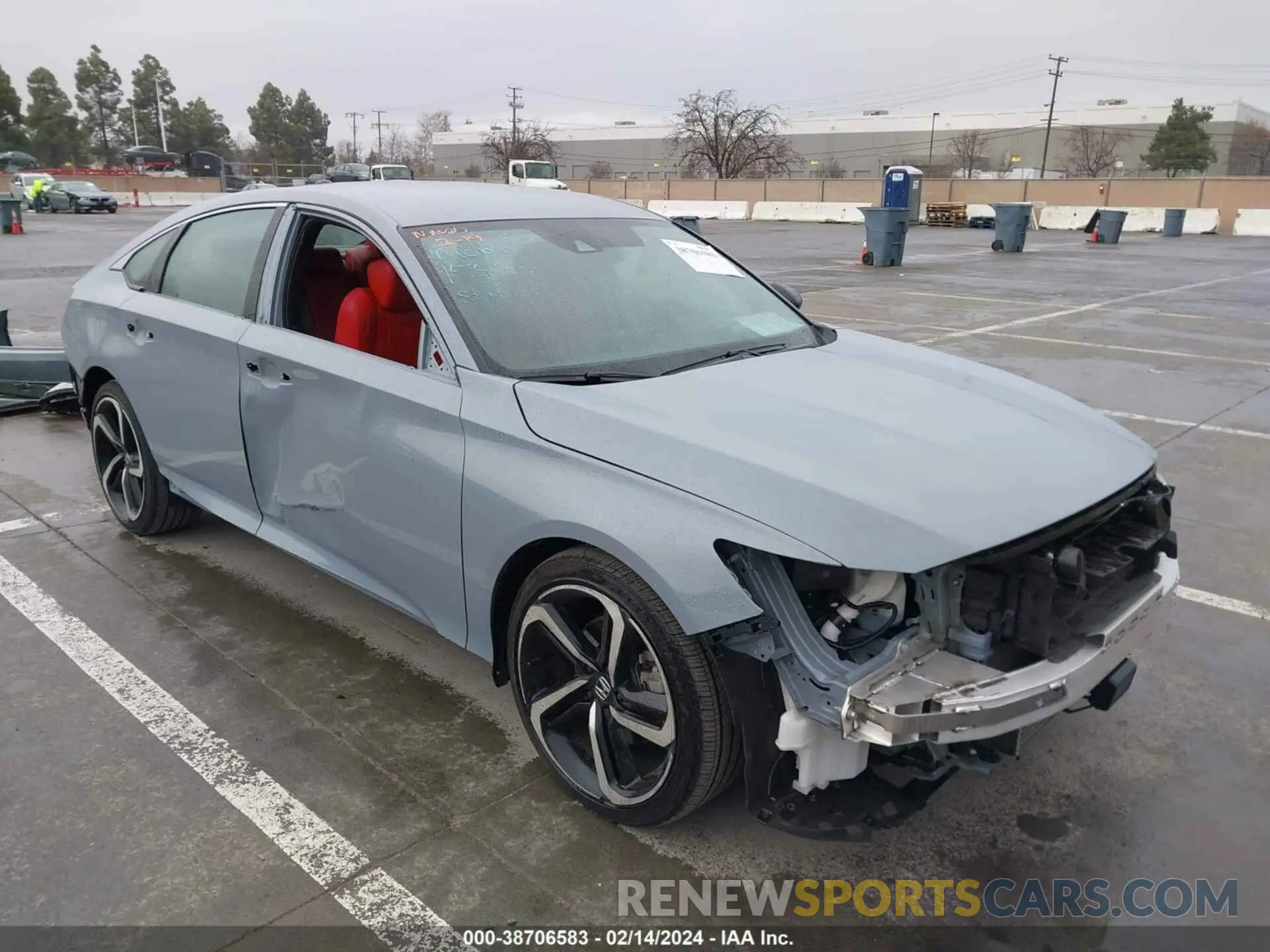 1 Photograph of a damaged car 1HGCV1F34MA100206 HONDA ACCORD 2021