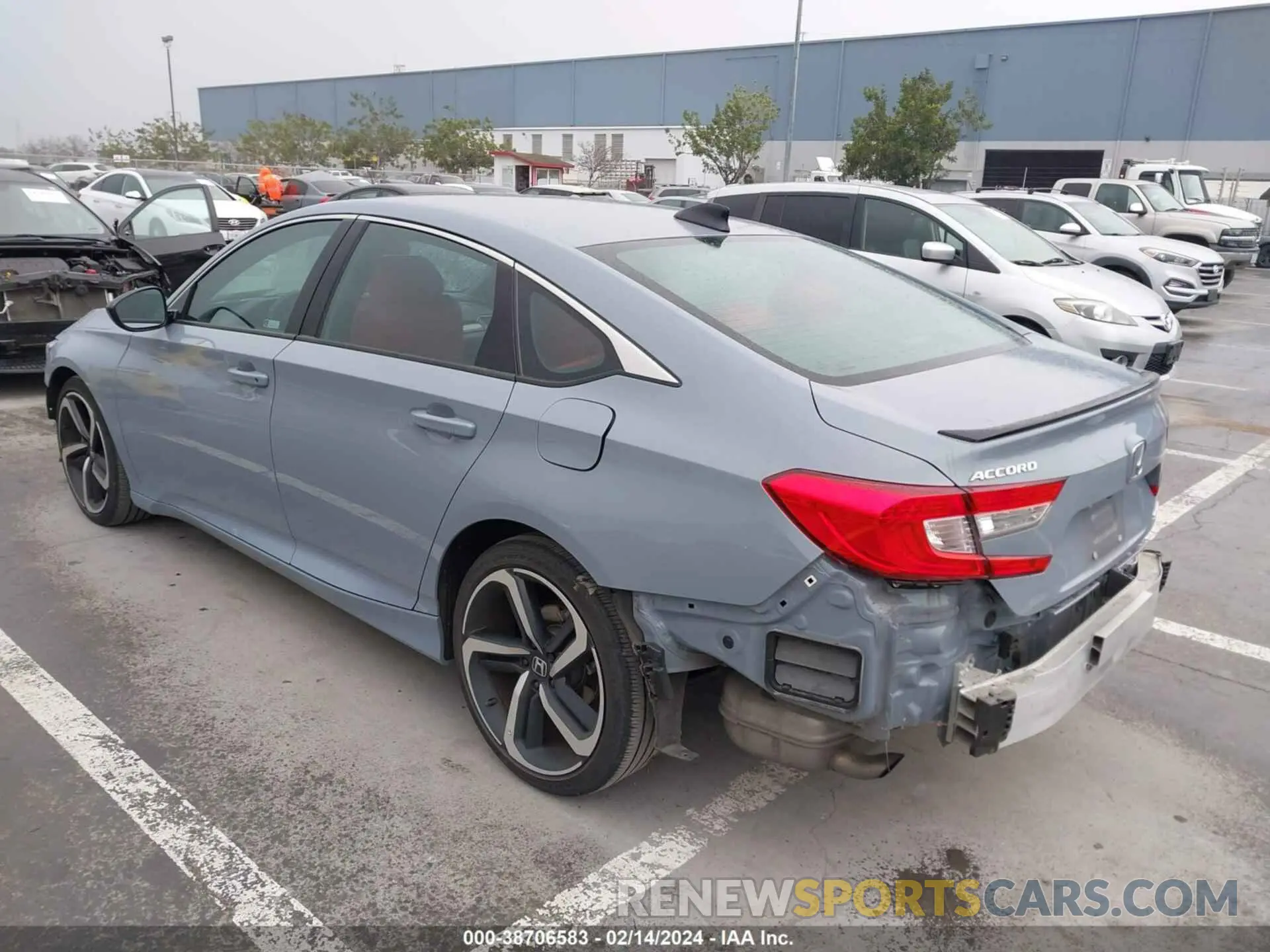3 Photograph of a damaged car 1HGCV1F34MA100206 HONDA ACCORD 2021